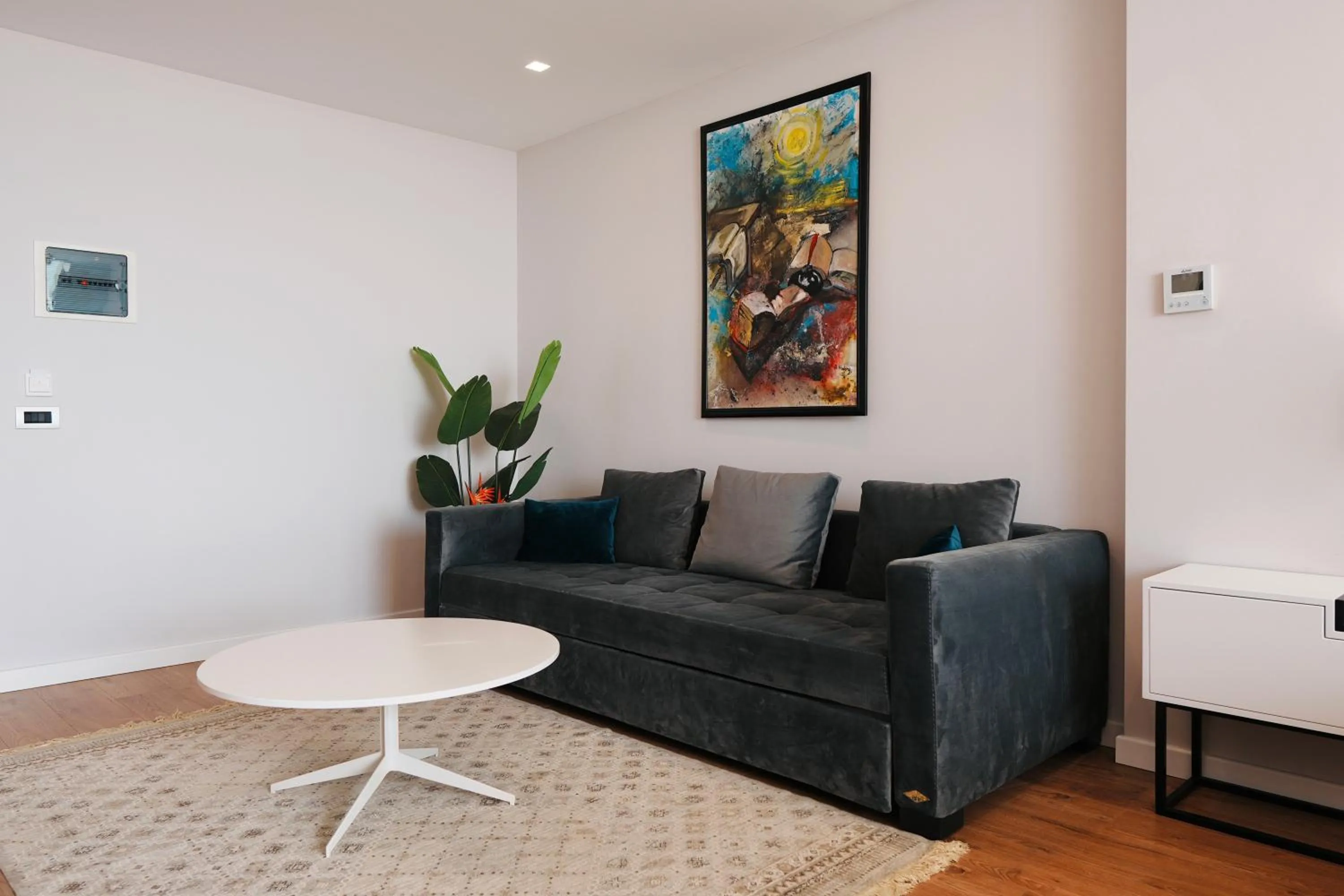 Seating area in Hotel Blue Sky