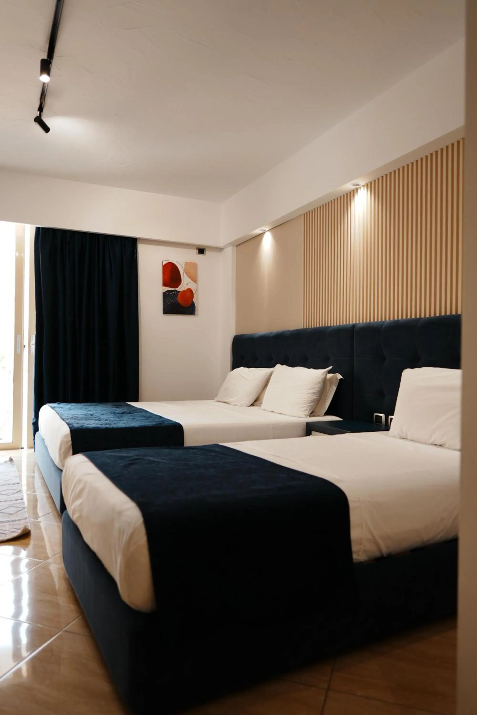 Bed in Hotel Blue Sky