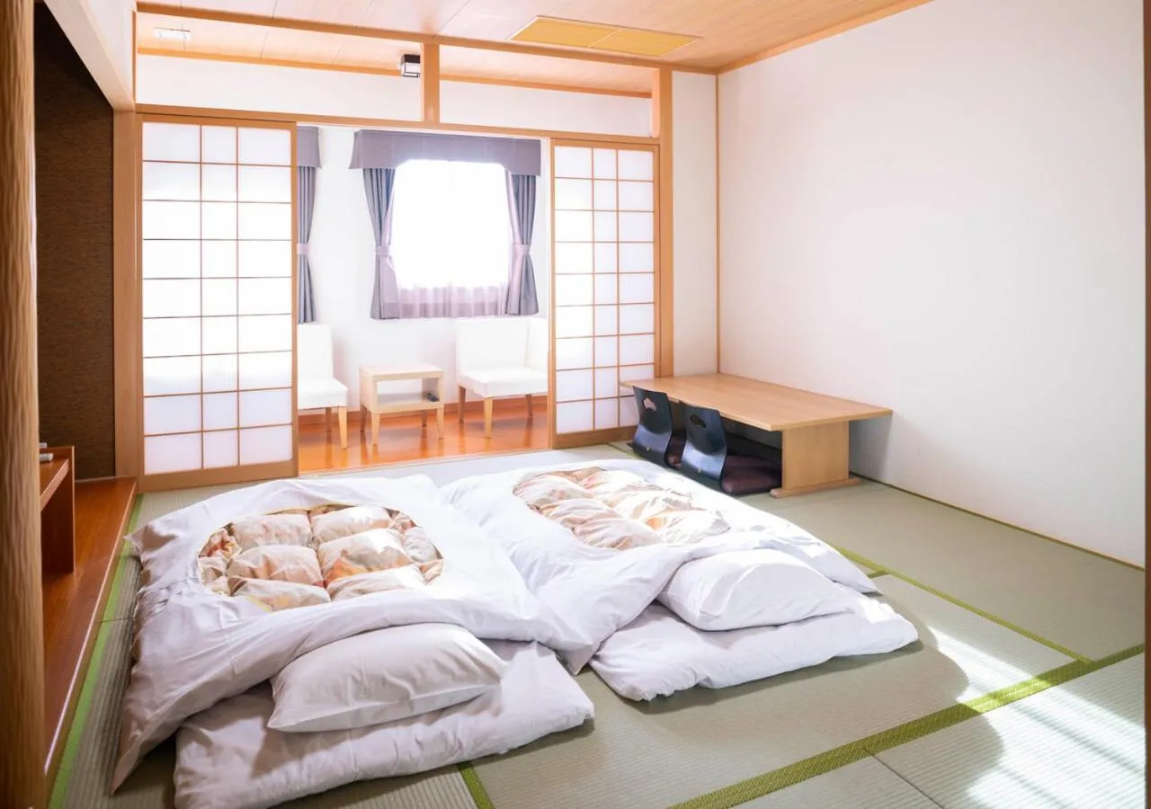 Bed in Hotel New Palace