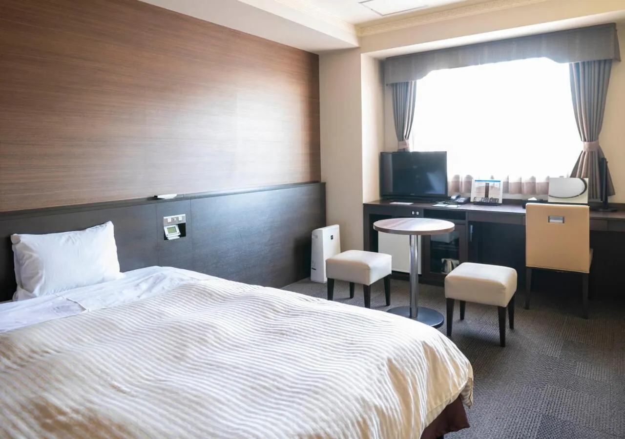 Bed in Hotel New Palace