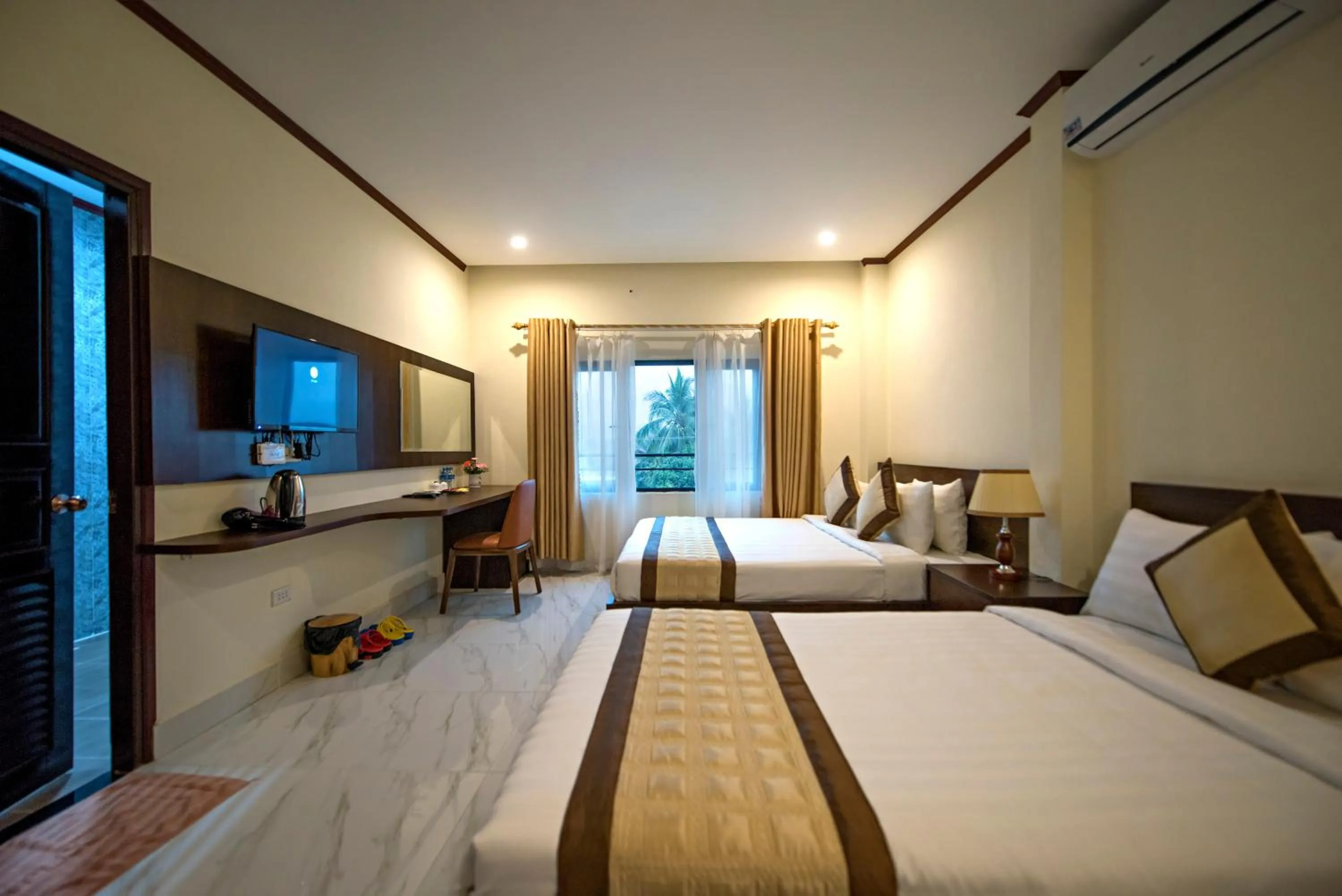 Bed in Premier Vang Vieng Hotel