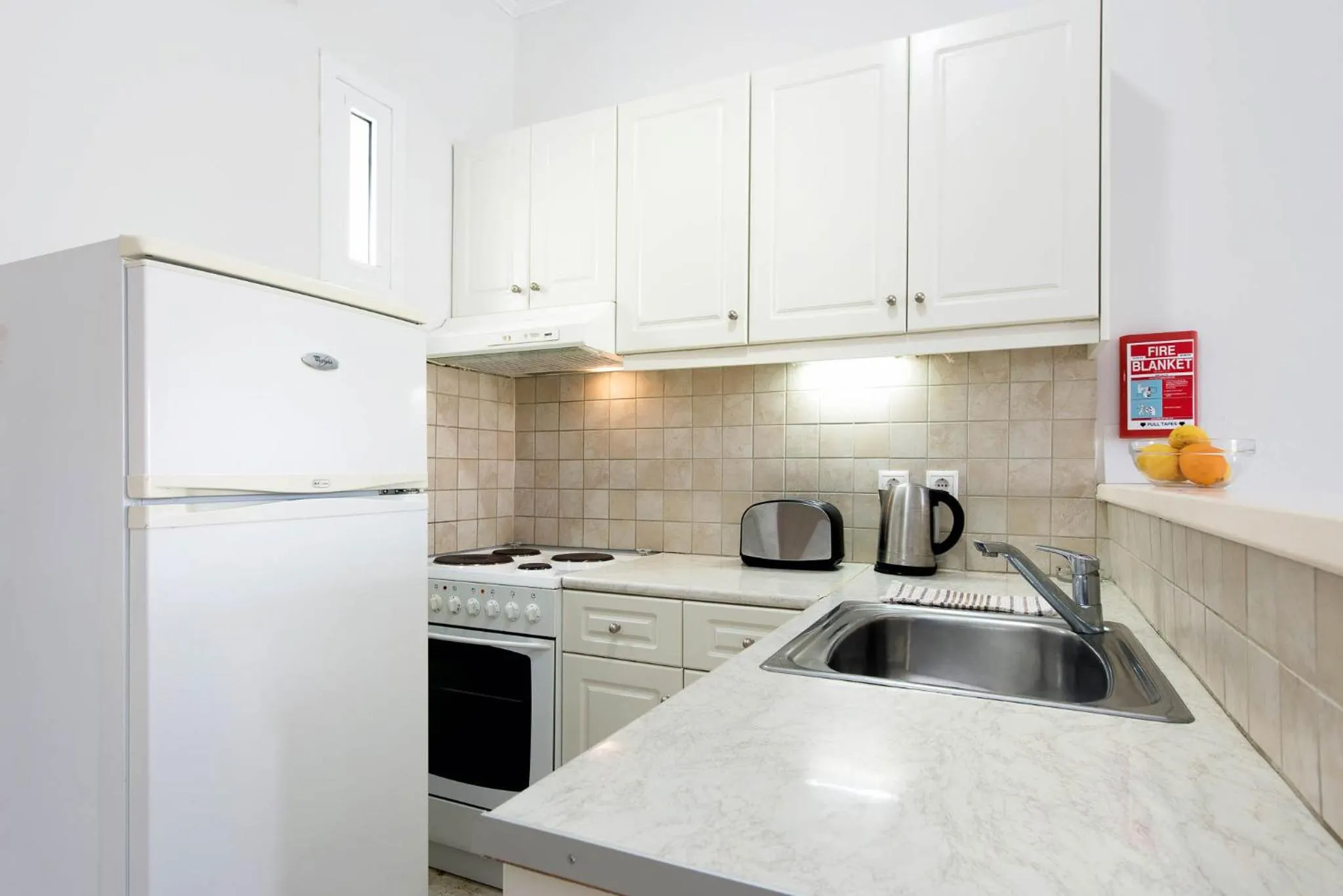 Kitchen or kitchenette in Balaris Apartments