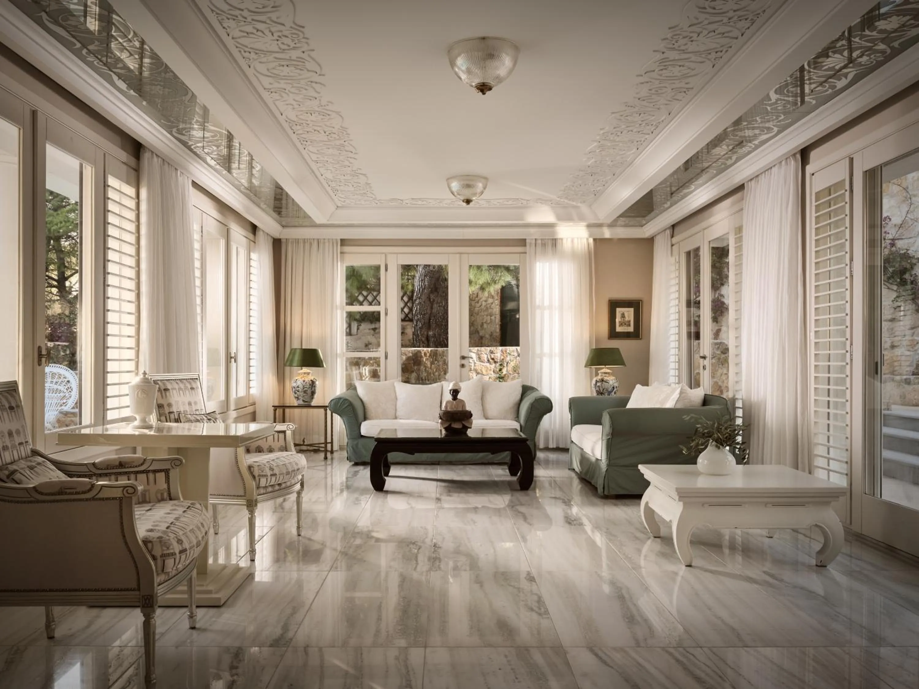 Living room in The Danai