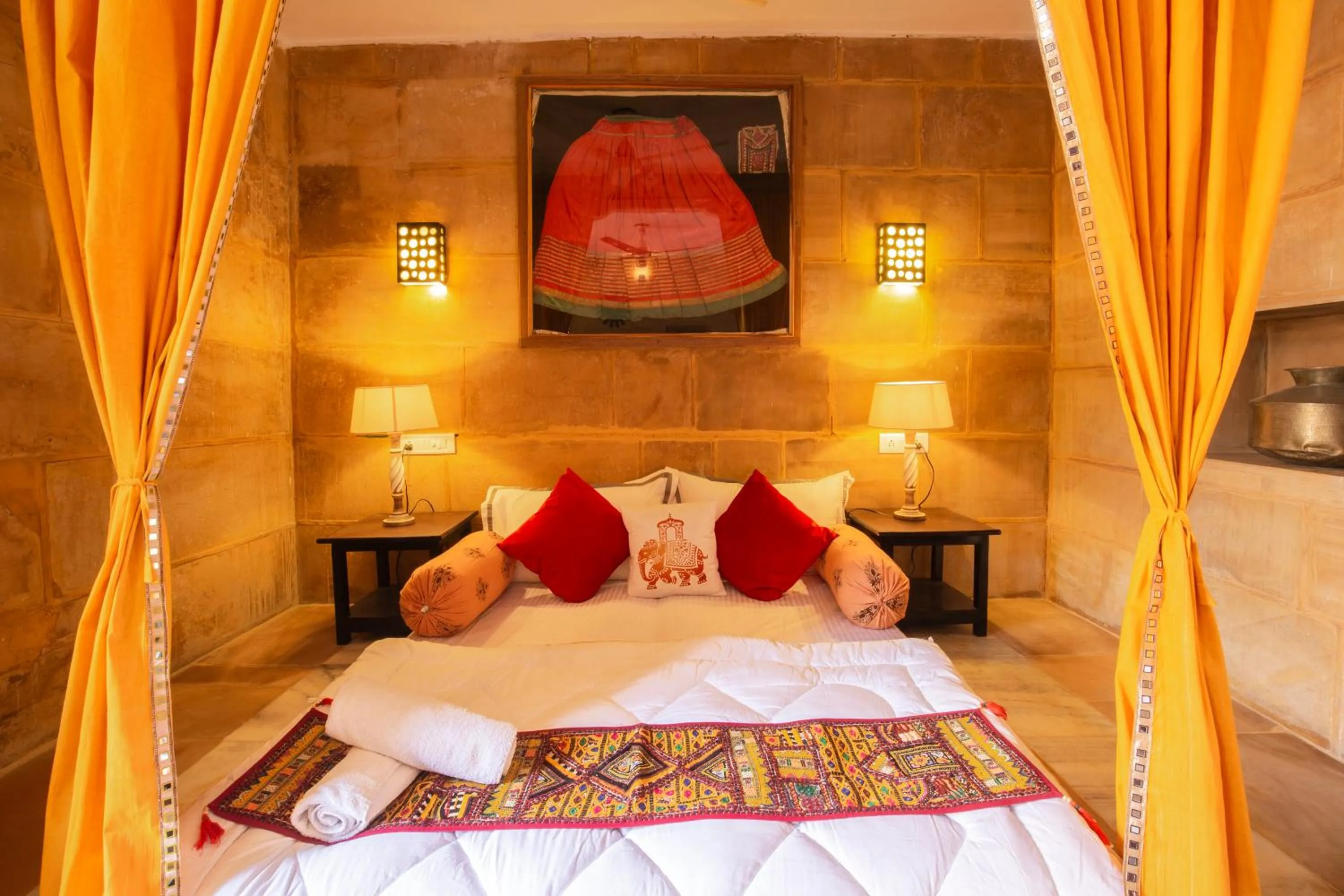 Bed in Zostel Jaisalmer
