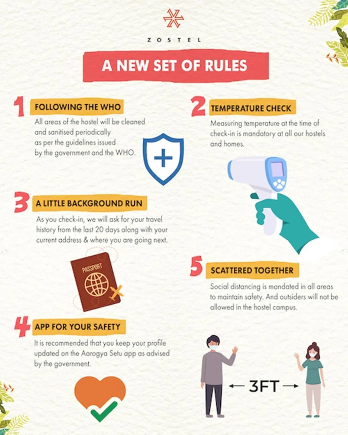 Text overlay in Zostel Jaisalmer