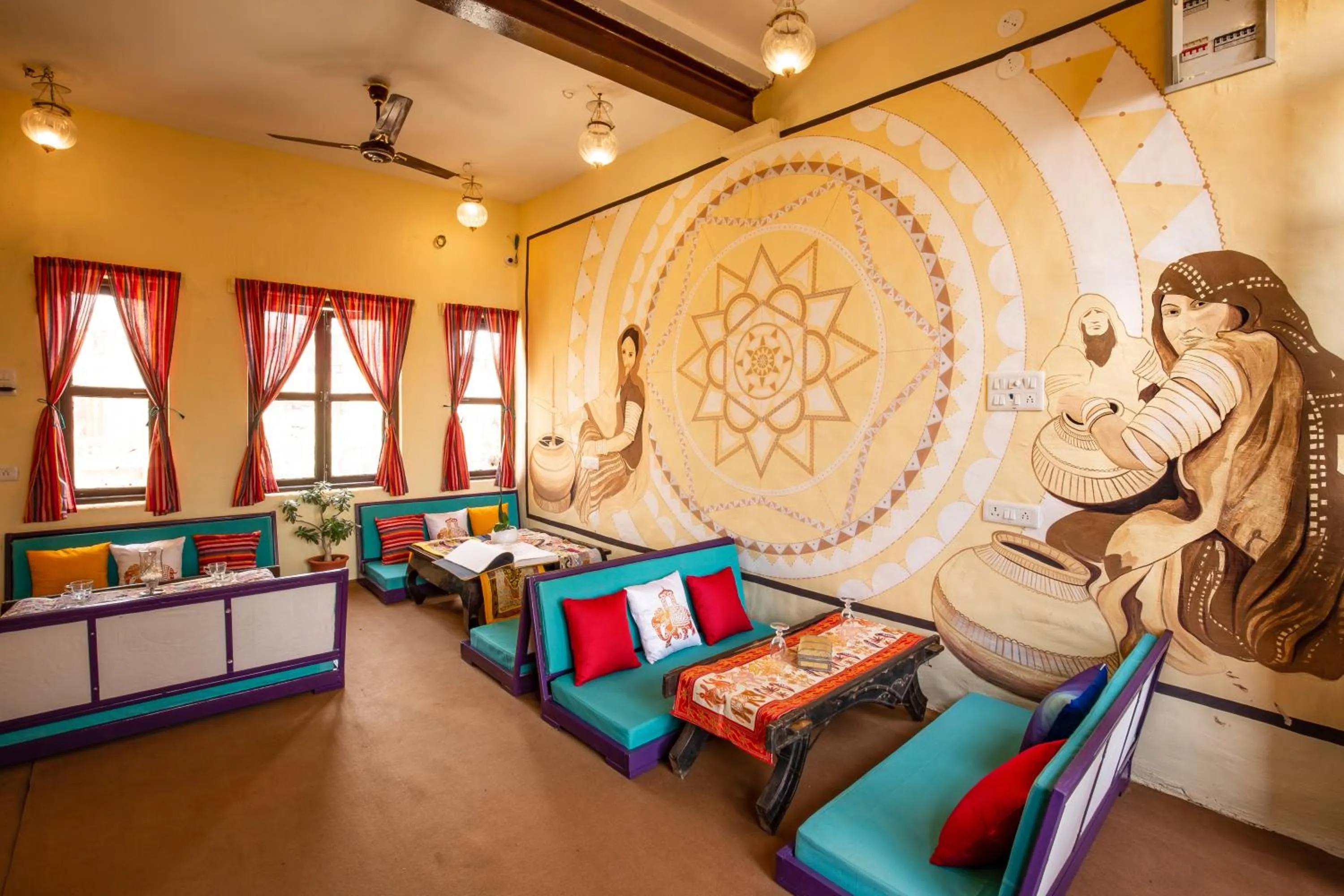 Restaurant/places to eat in Zostel Jaisalmer