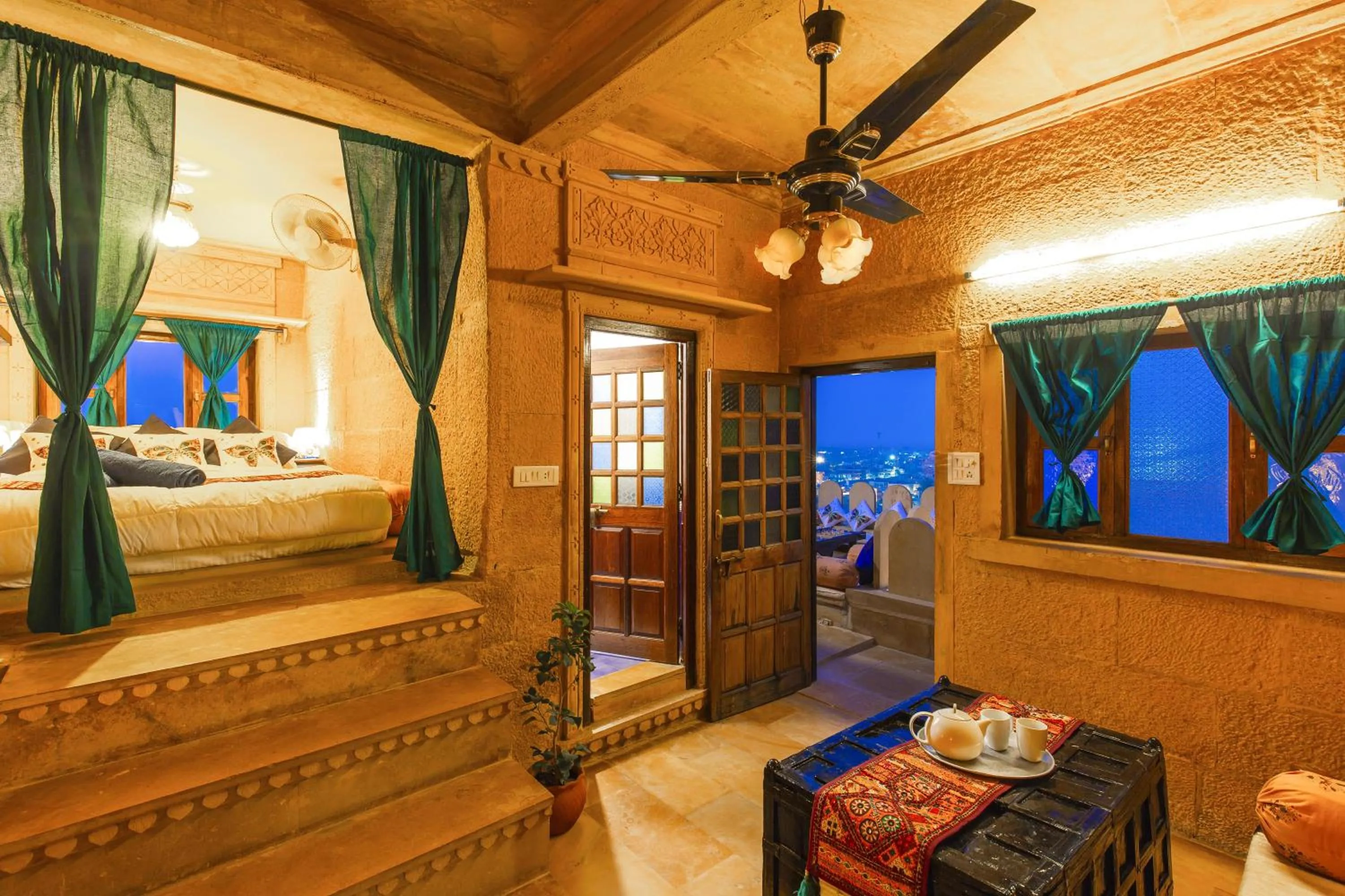 Photo of the whole room, Bed in Zostel Jaisalmer