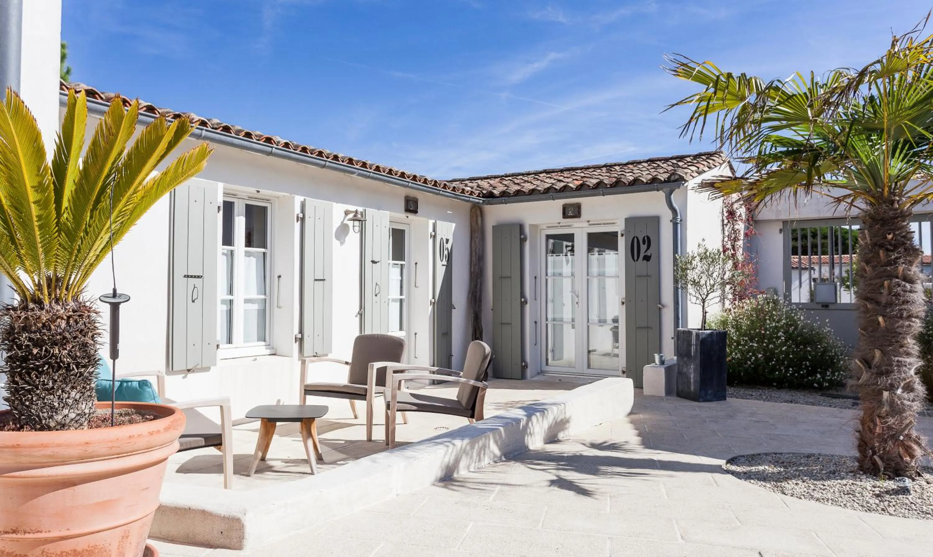 Balcony/Terrace in Hotel Les Bois Flottais