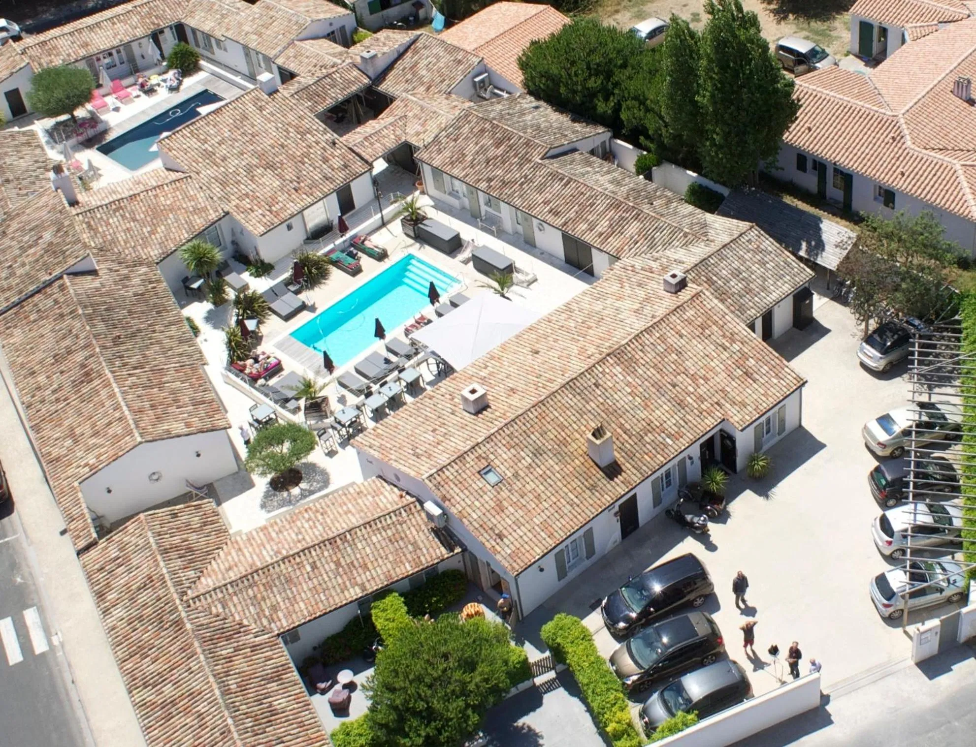 Bird's eye view in Hotel Les Bois Flottais