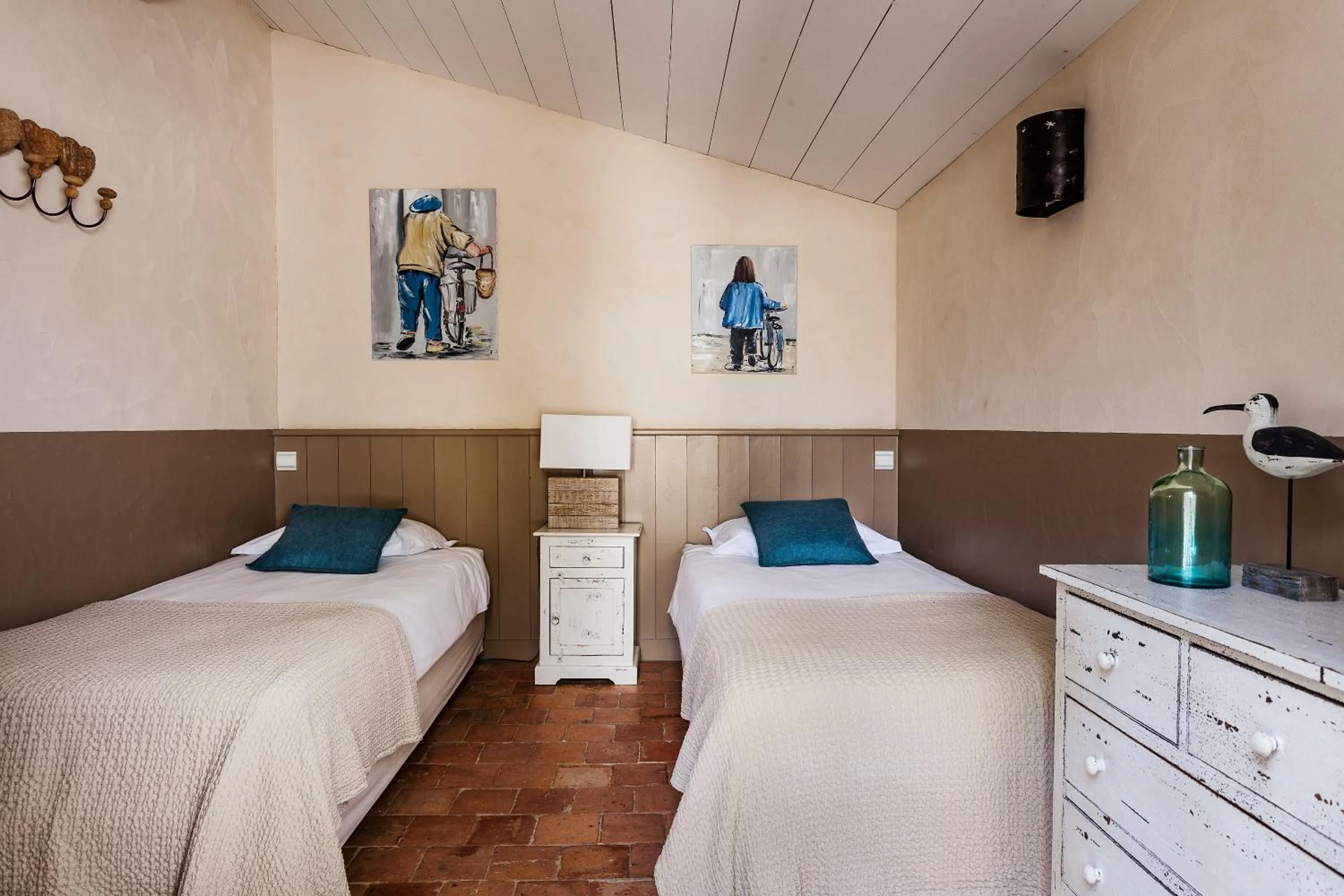 Bedroom, Bed in Hotel Les Bois Flottais