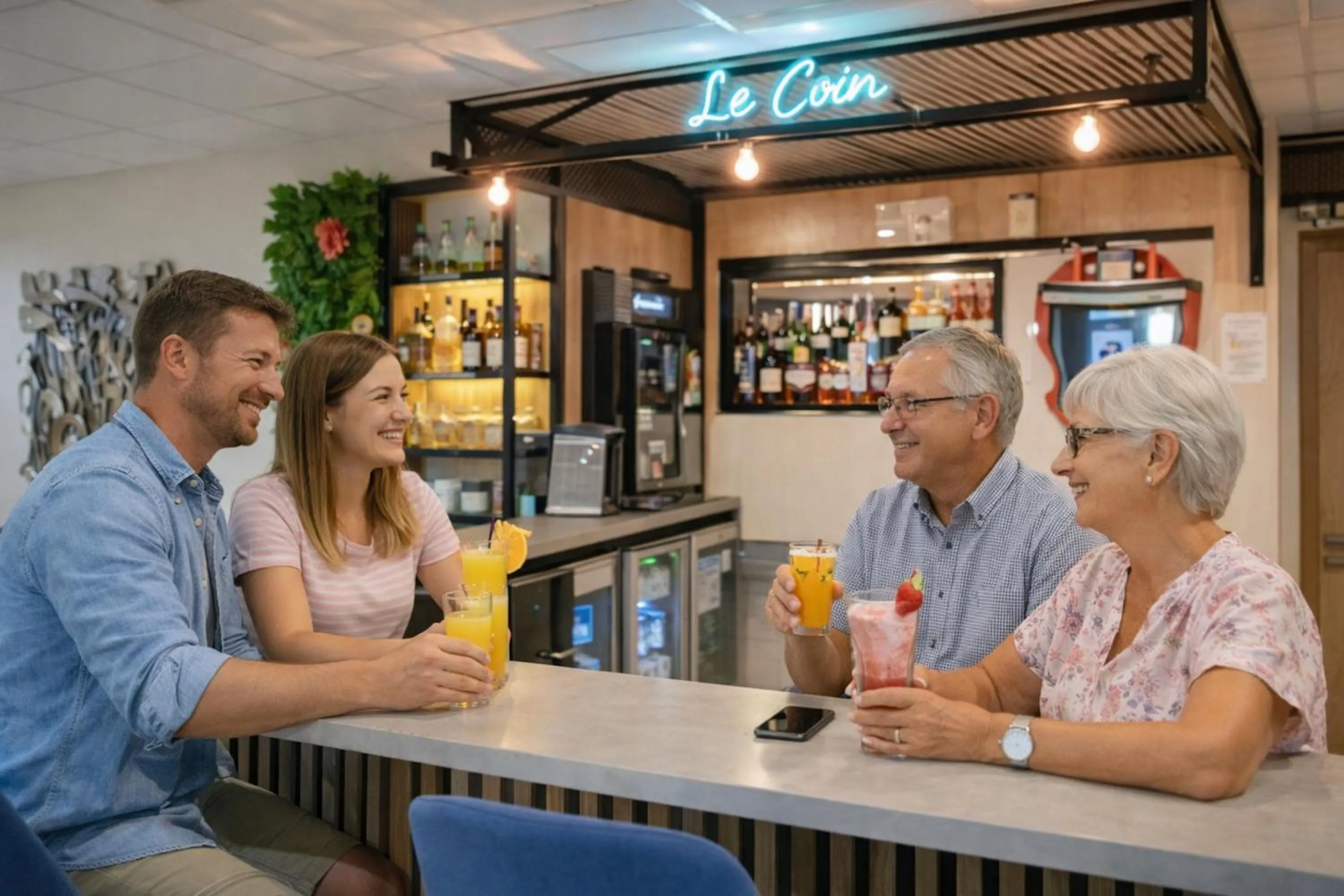 Lounge or bar in Kyriad Perpignan Sud