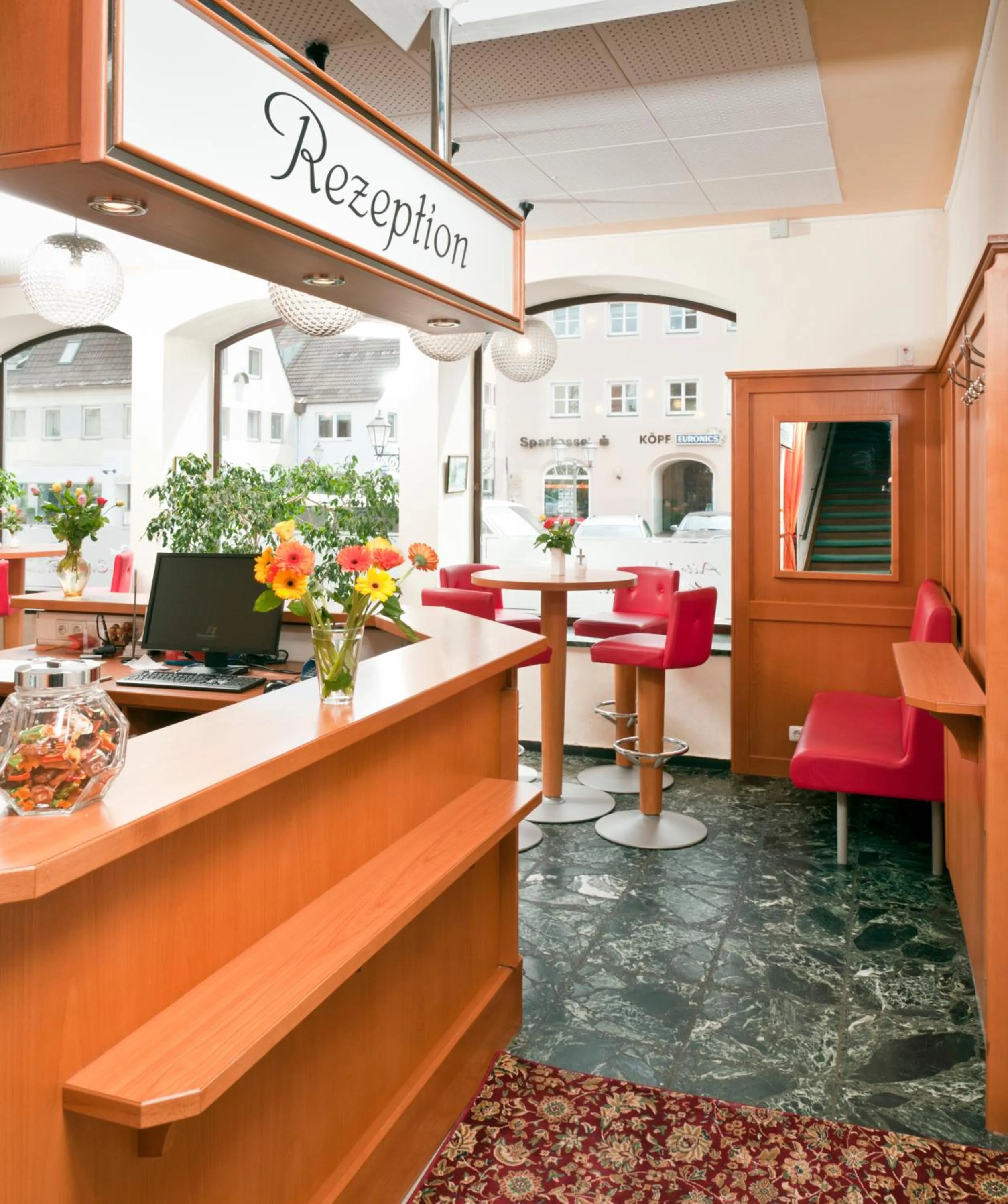 Lobby or reception in Hotel Alte Post