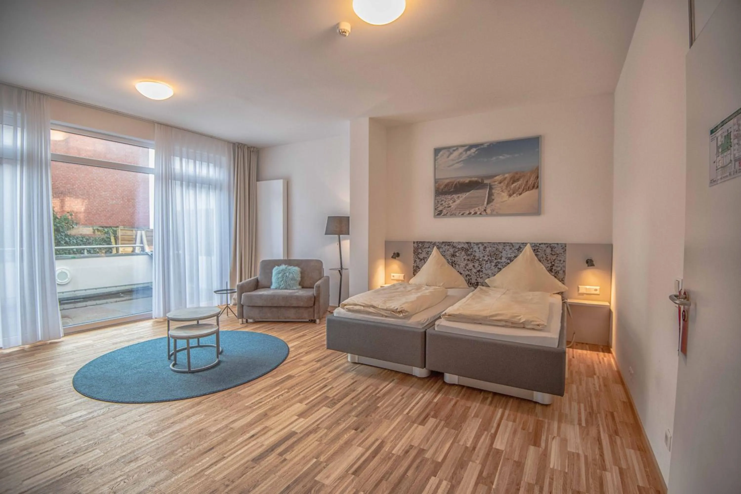 Bed in Hotel Jann von Norderney