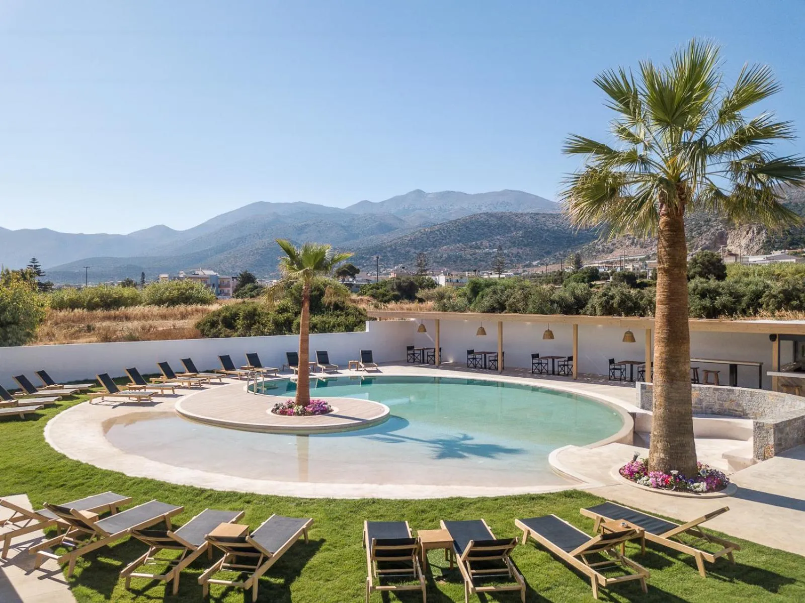 Garden view in AneSea Hotel