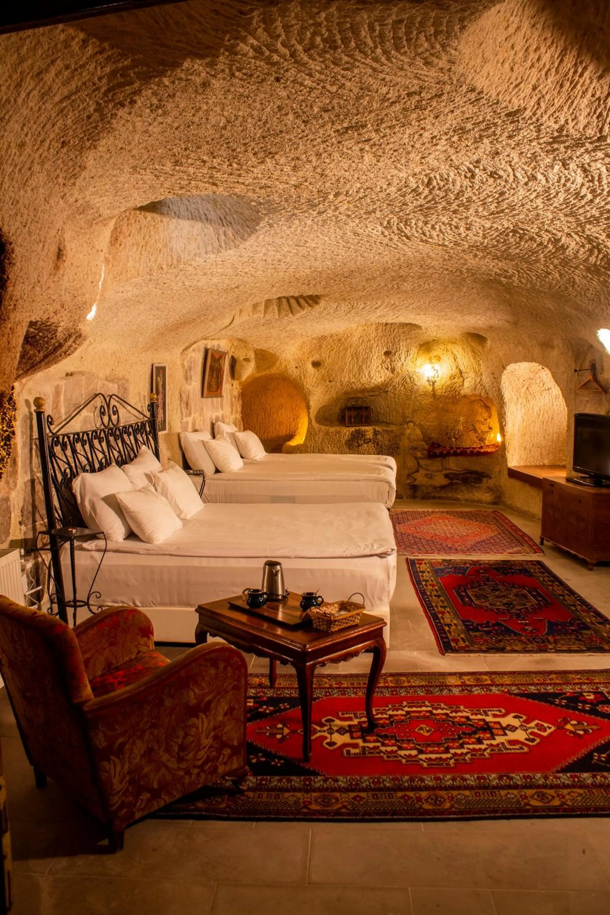 Bedroom, Bed in Cave Art Hotel Cappadocia