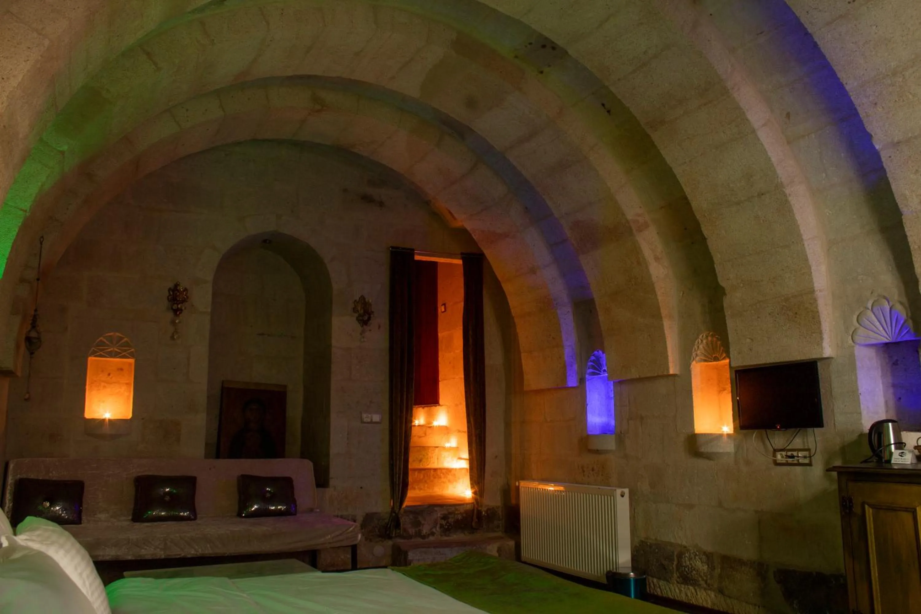 Seating area in Cave Art Hotel Cappadocia