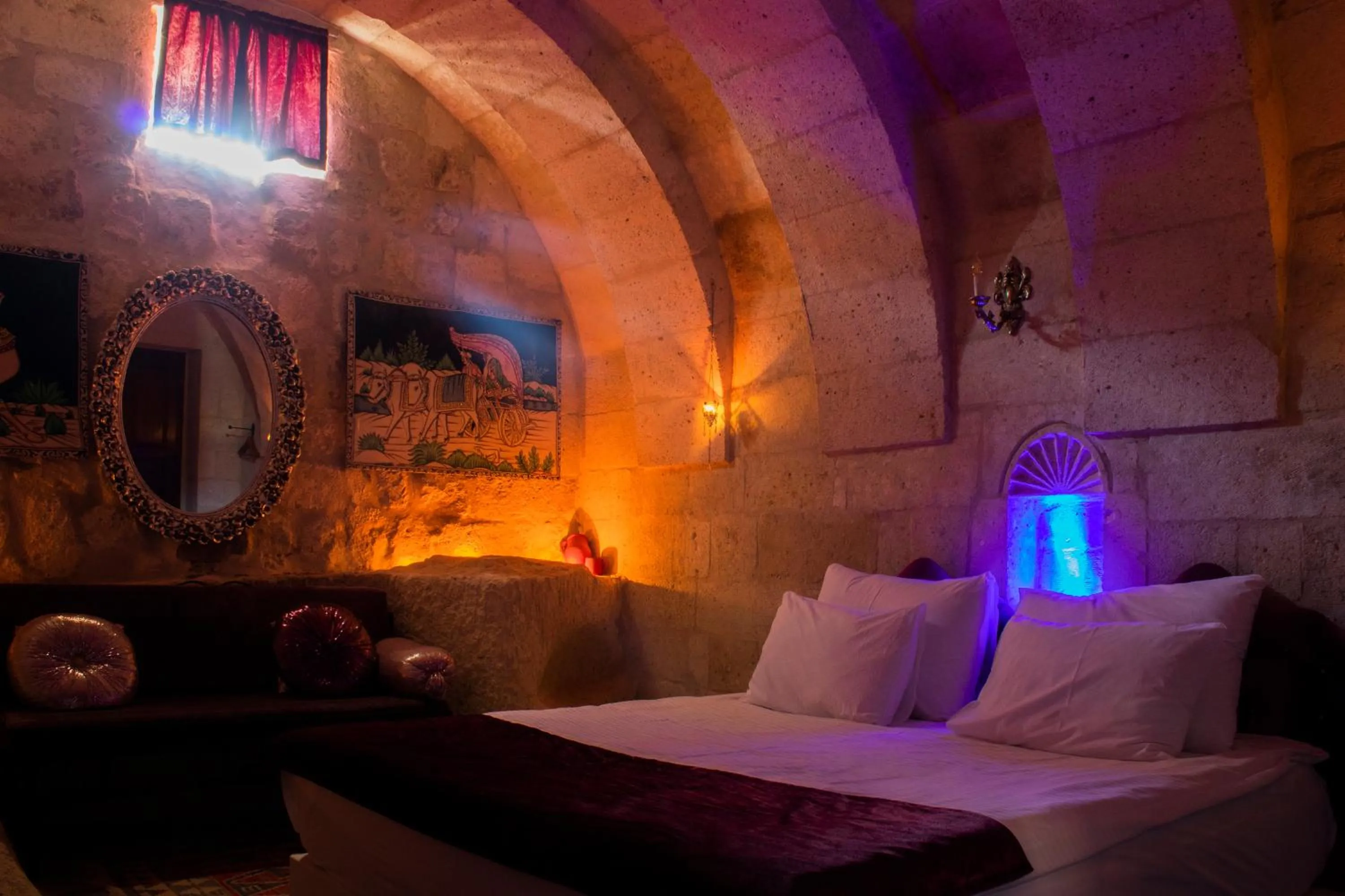 Property building, Bed in Cave Art Hotel Cappadocia