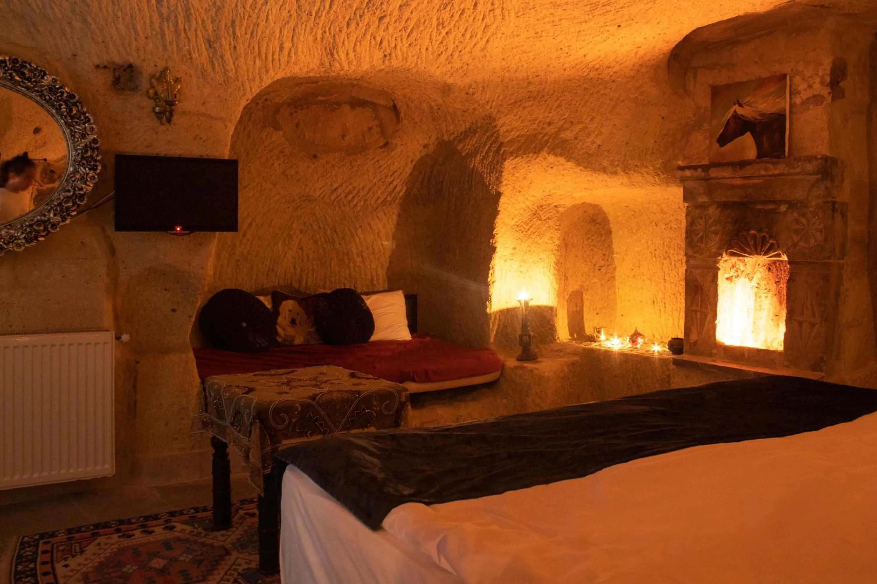 Property building, Bed in Cave Art Hotel Cappadocia