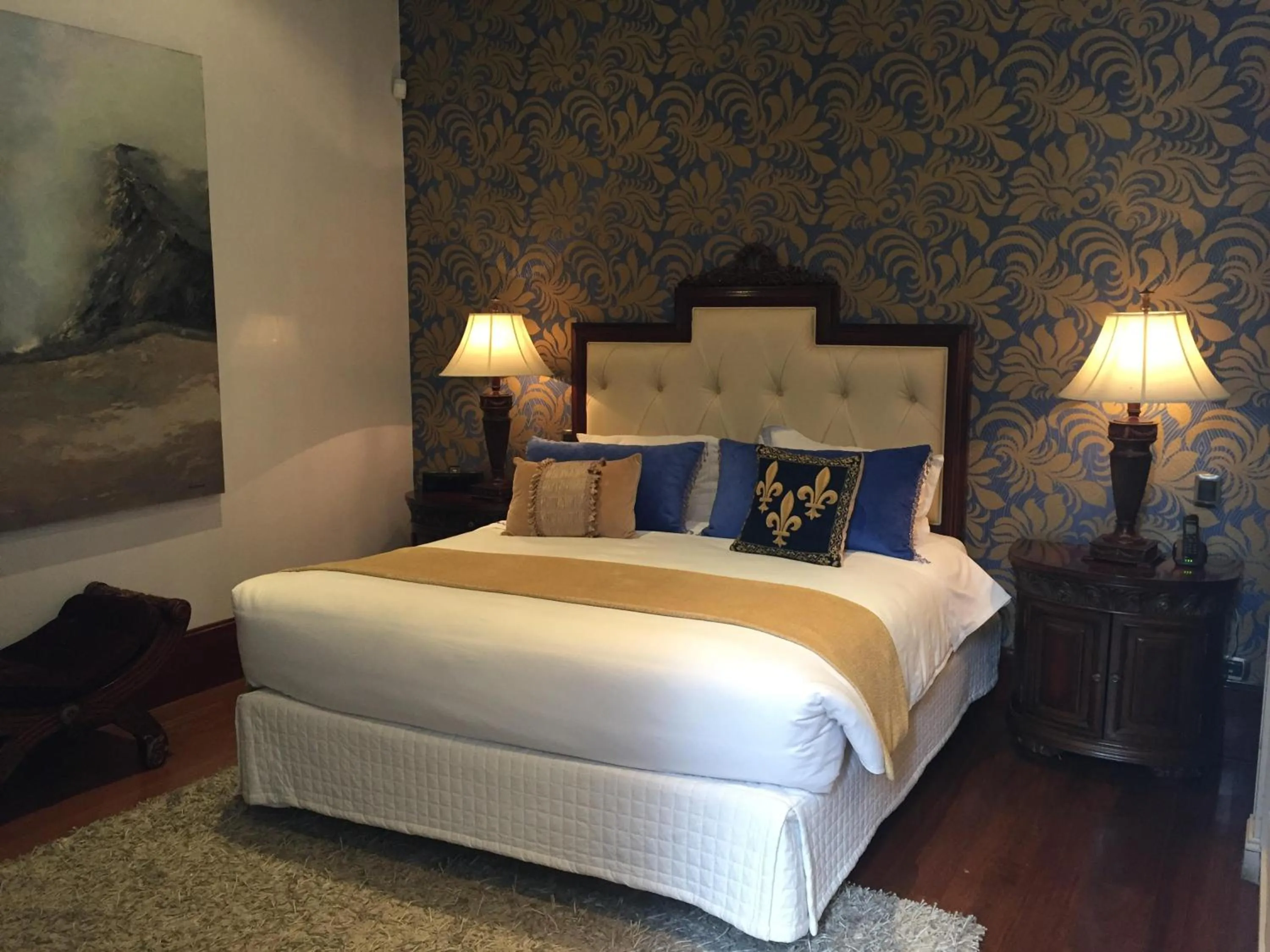 Decorative detail, Bed in The Orchids