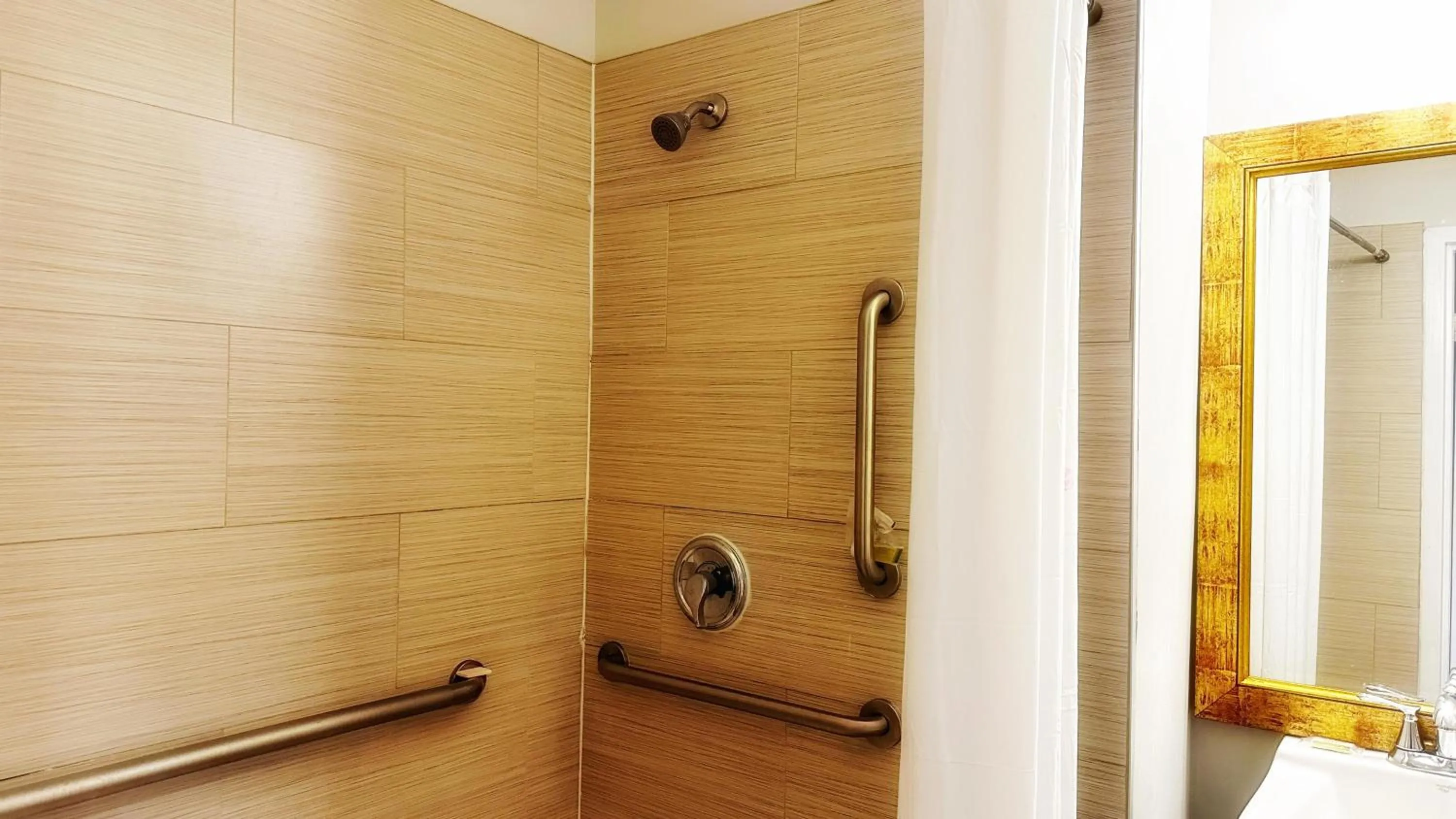 Shower in Baymont Inn and Suites by Wyndham Columbus / Near OSU