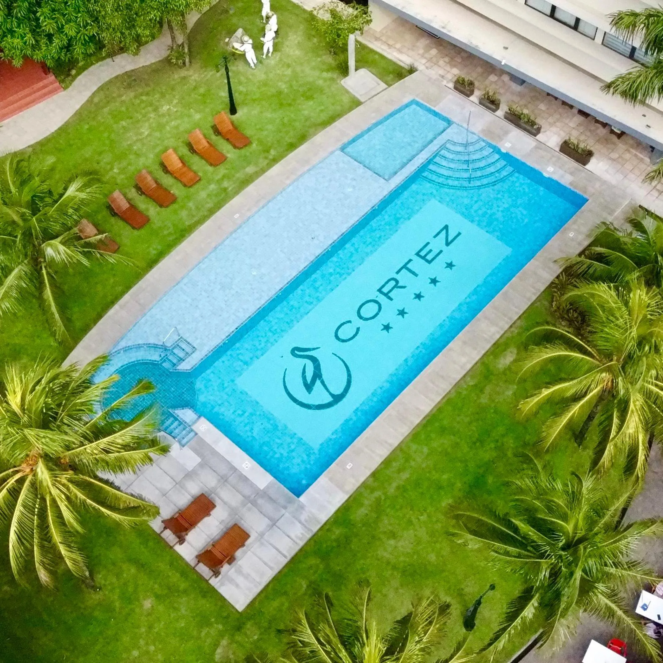 Swimming pool in Hotel Cortez
