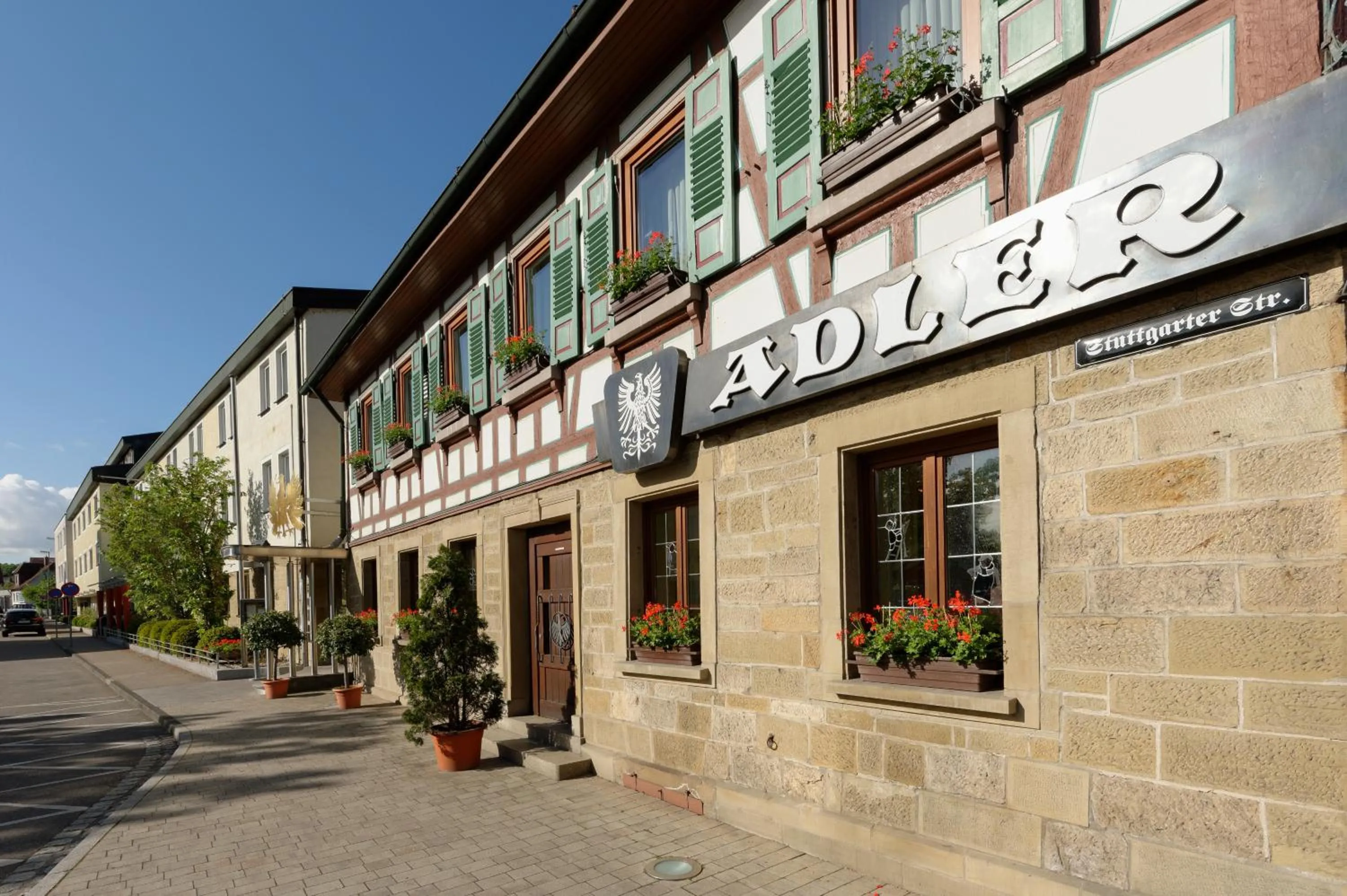 Facade/entrance in Hotel Adler Asperg