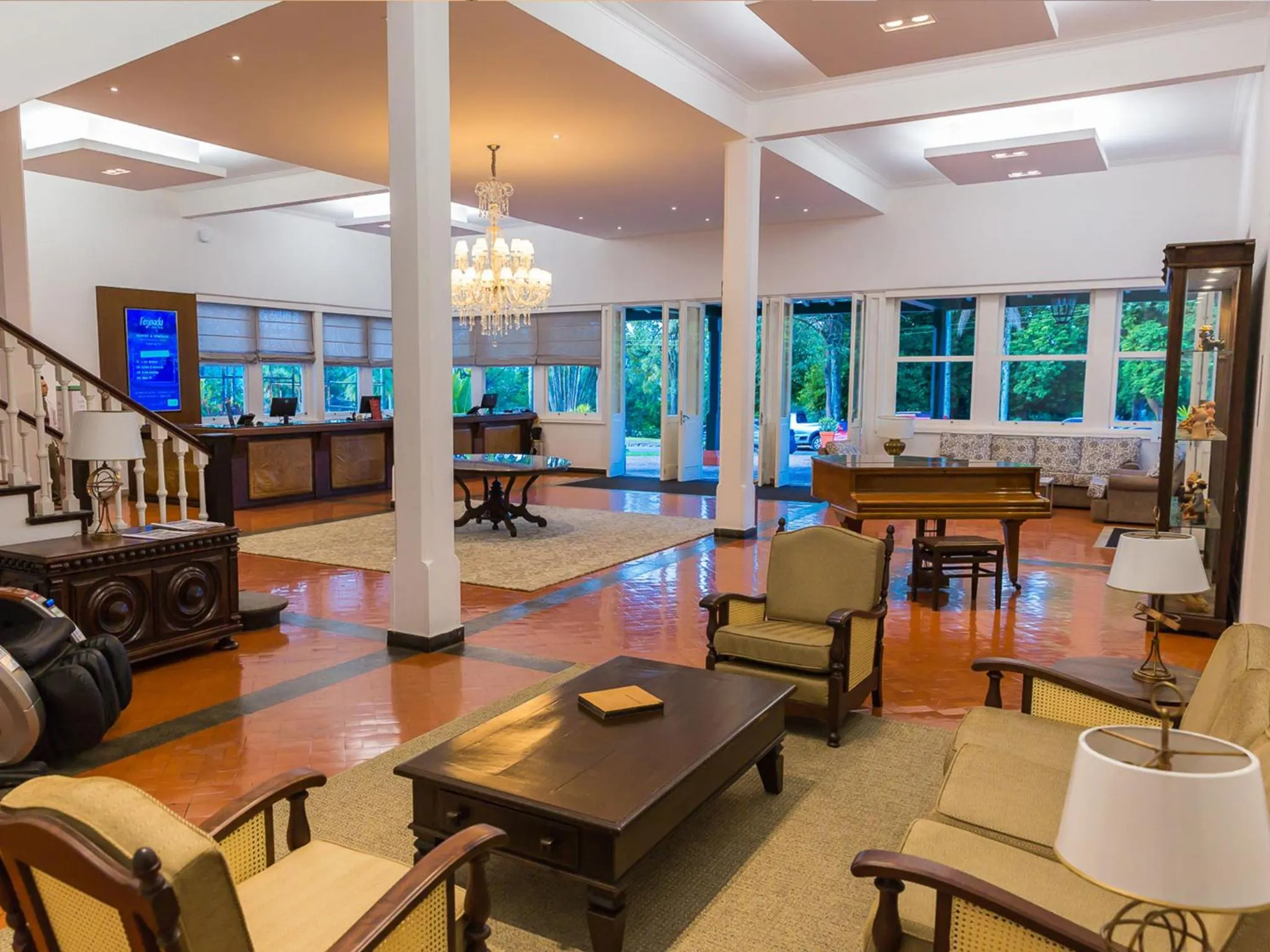 Lobby or reception in Hotel Escola Bela Vista