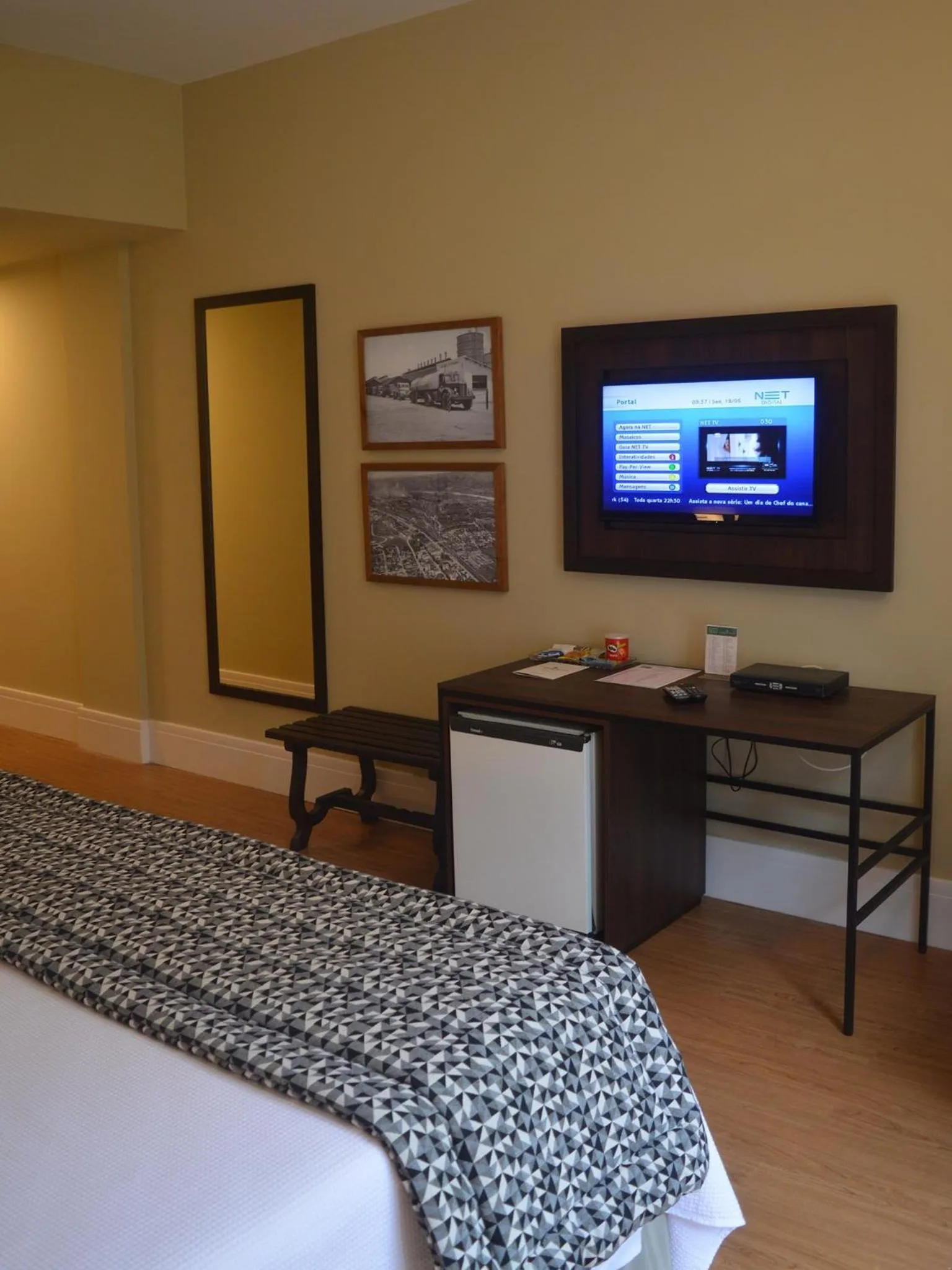 Bed in Hotel Escola Bela Vista