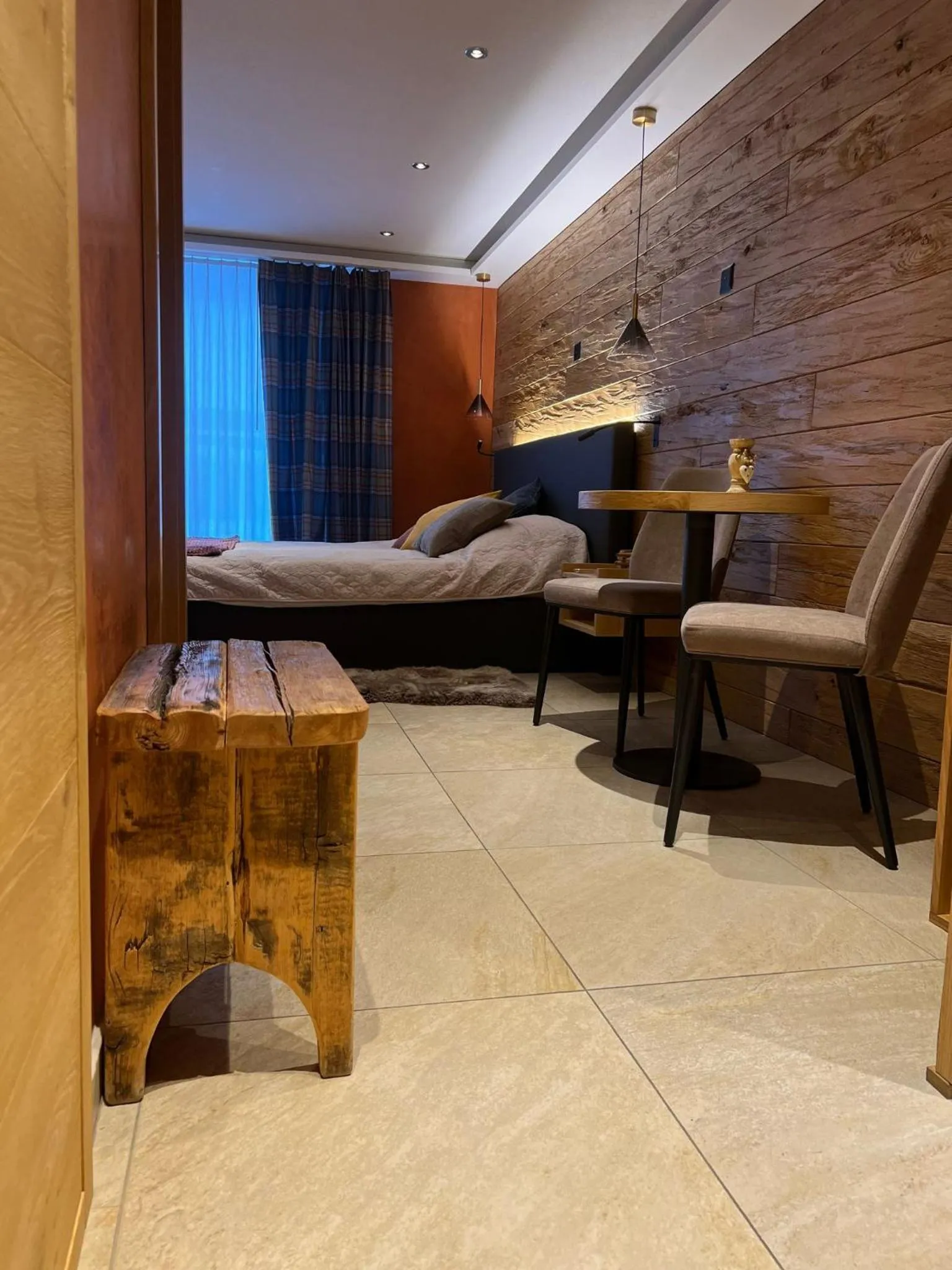 Bed in Lifestyle & Spa Hotel Grächerhof