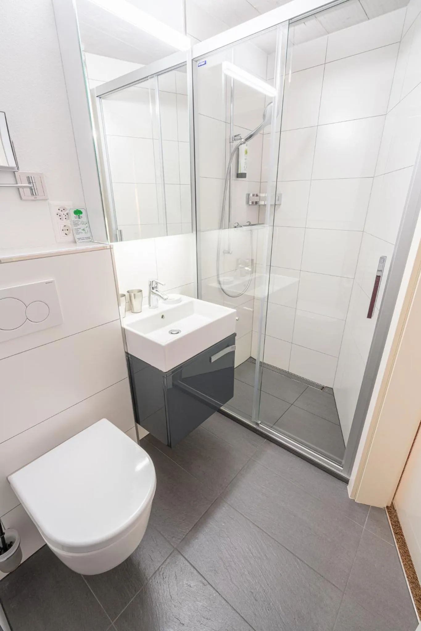 Shower in Lifestyle & Spa Hotel Grächerhof