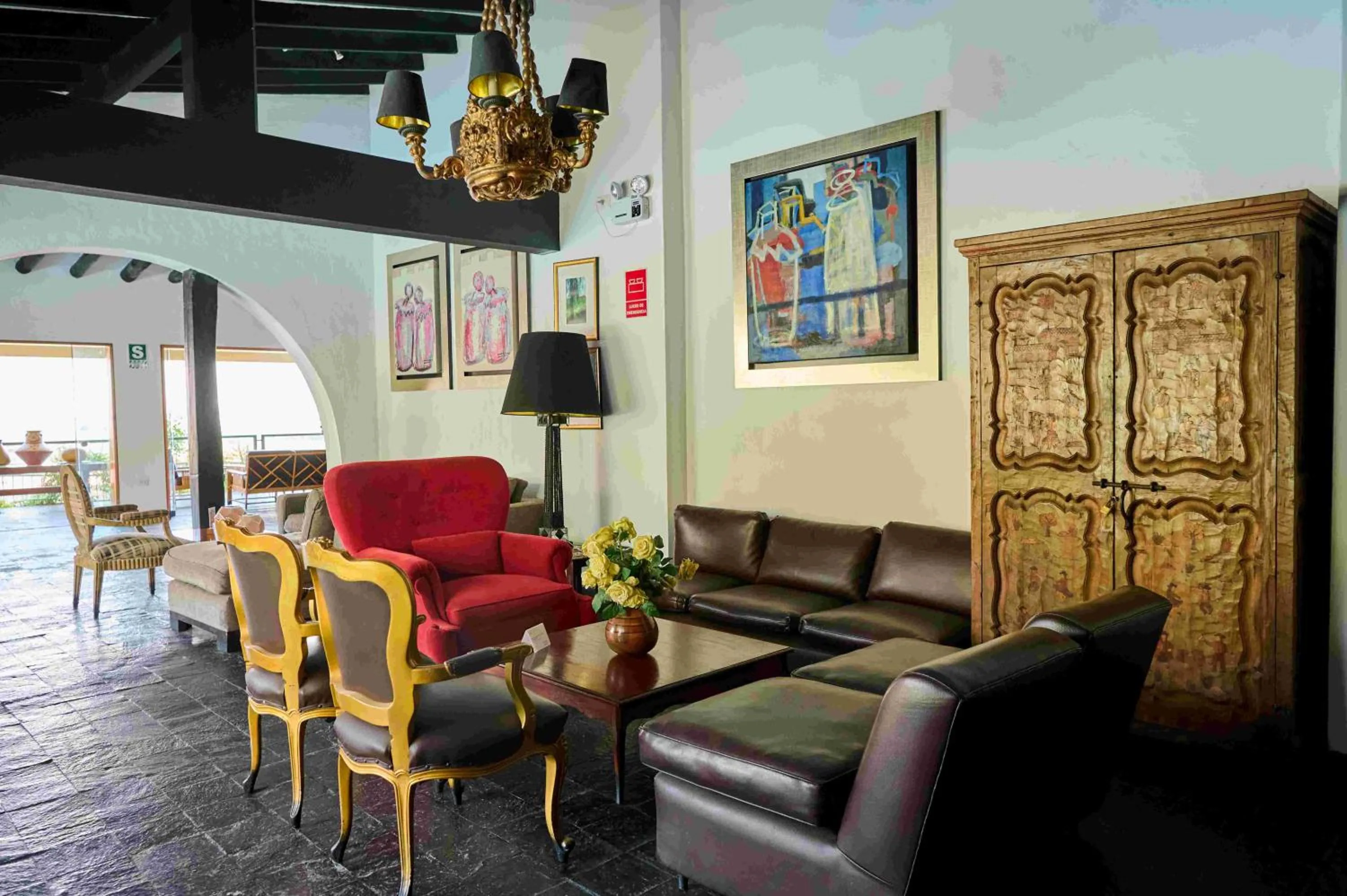 Lobby or reception in Empedrada Ranch & Lodge - Hotel Asociado Casa Andina