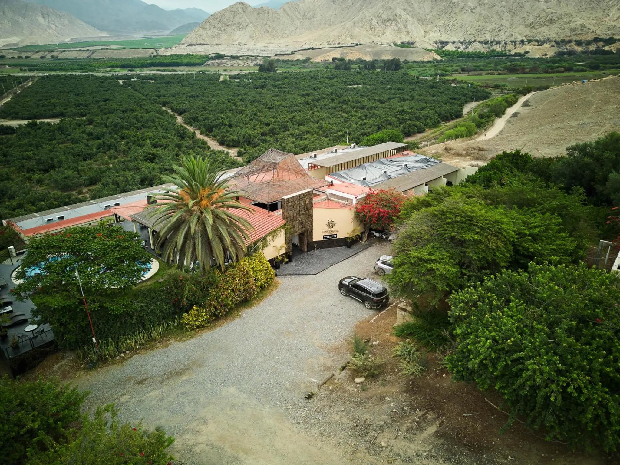 Bird's eye view in Empedrada Ranch & Lodge - Hotel Asociado Casa Andina