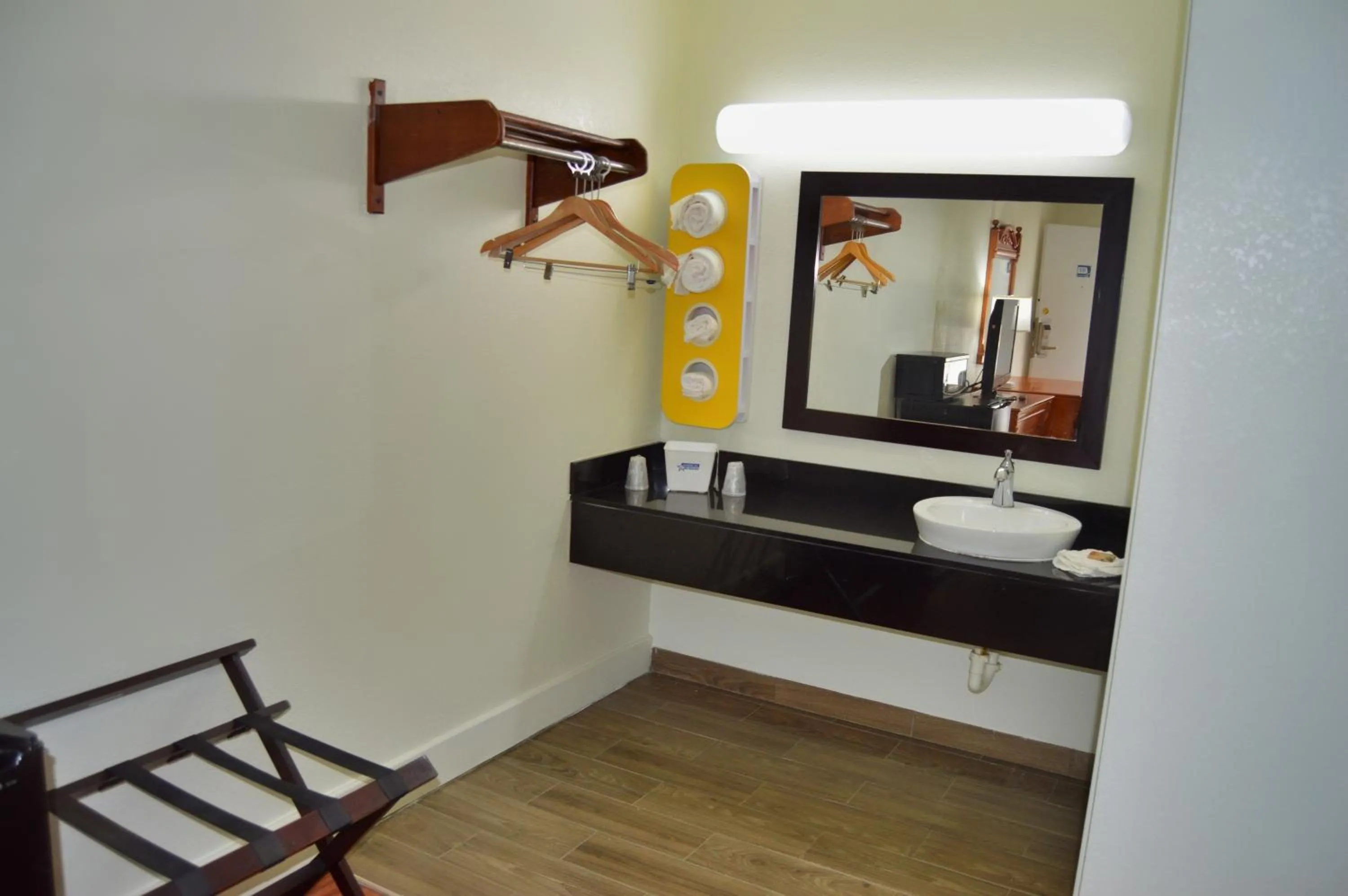 Bathroom in Days Inn by Wyndham Hardeeville Near Hilton Head