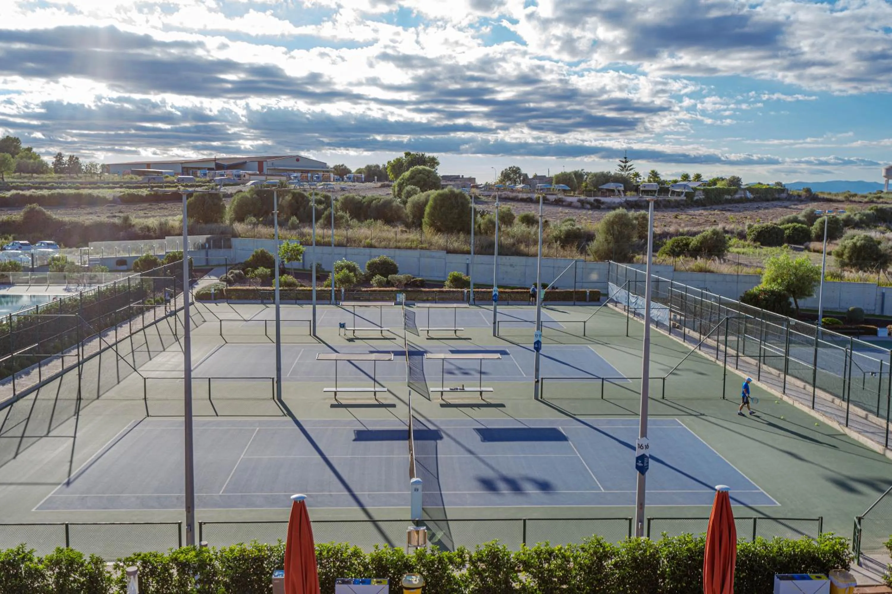 Tennis court in Rafa Nadal Residence