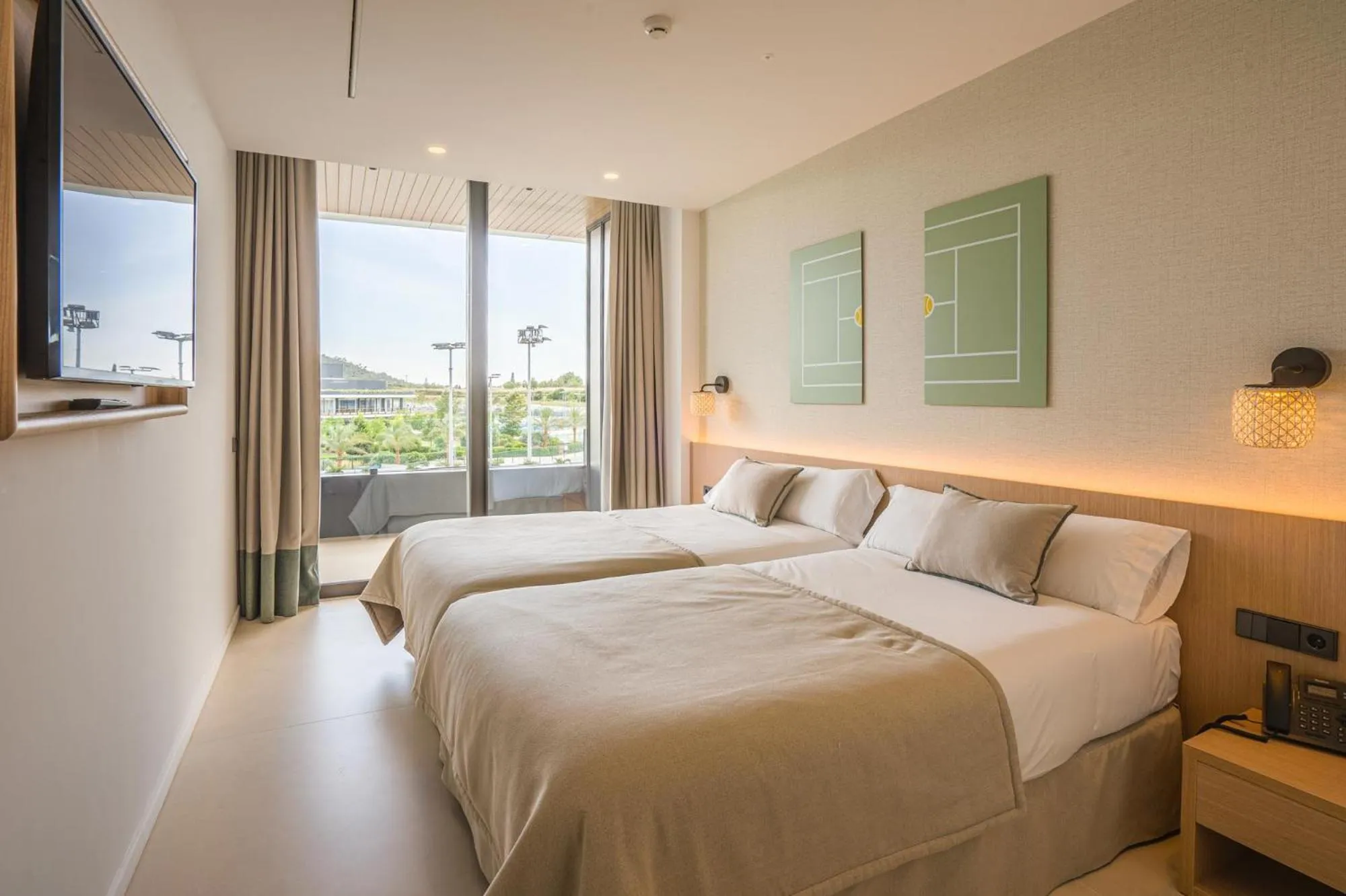 Bed in Rafa Nadal Residence
