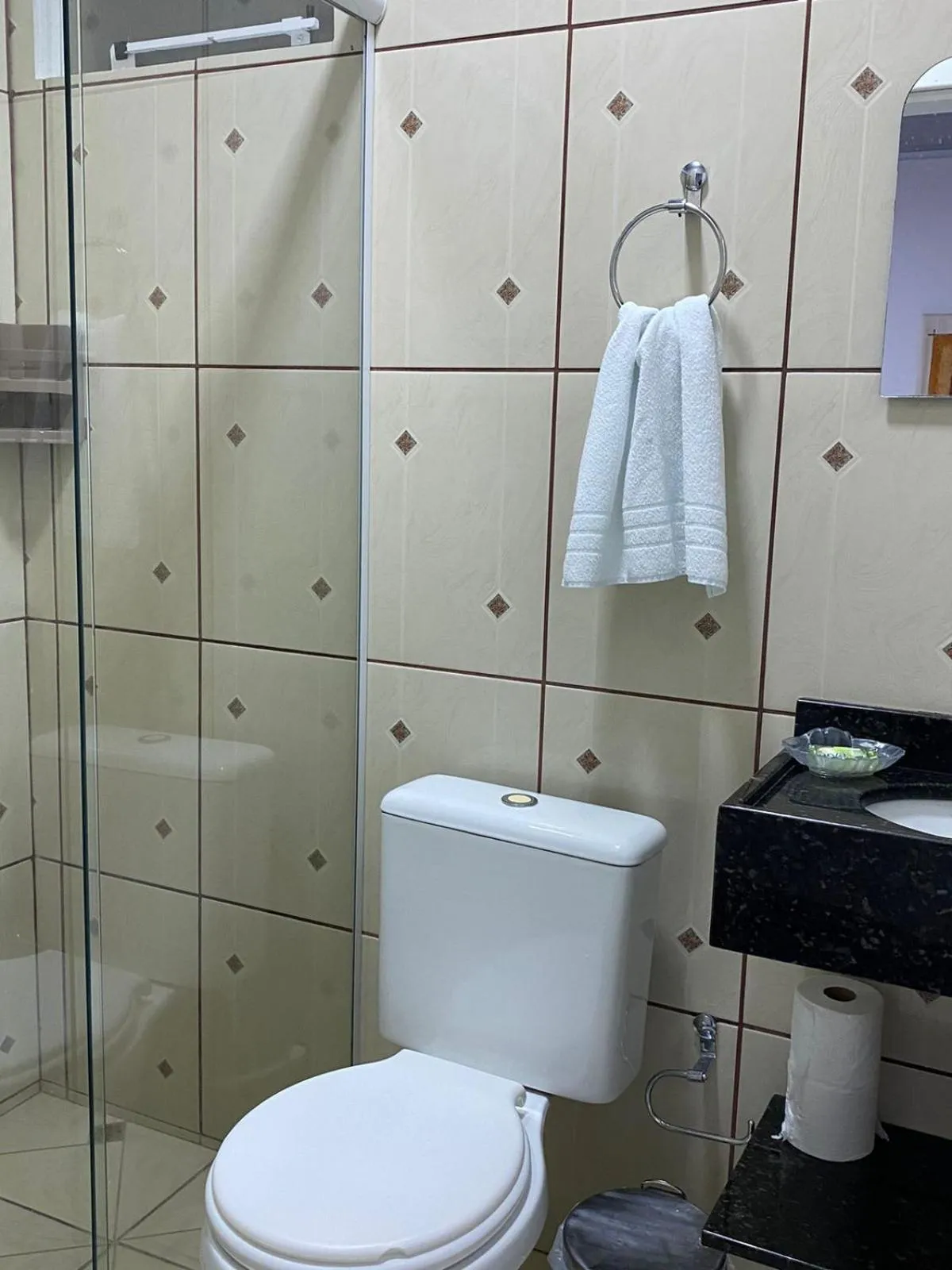 Bathroom in Pousada Casa do Luiggi