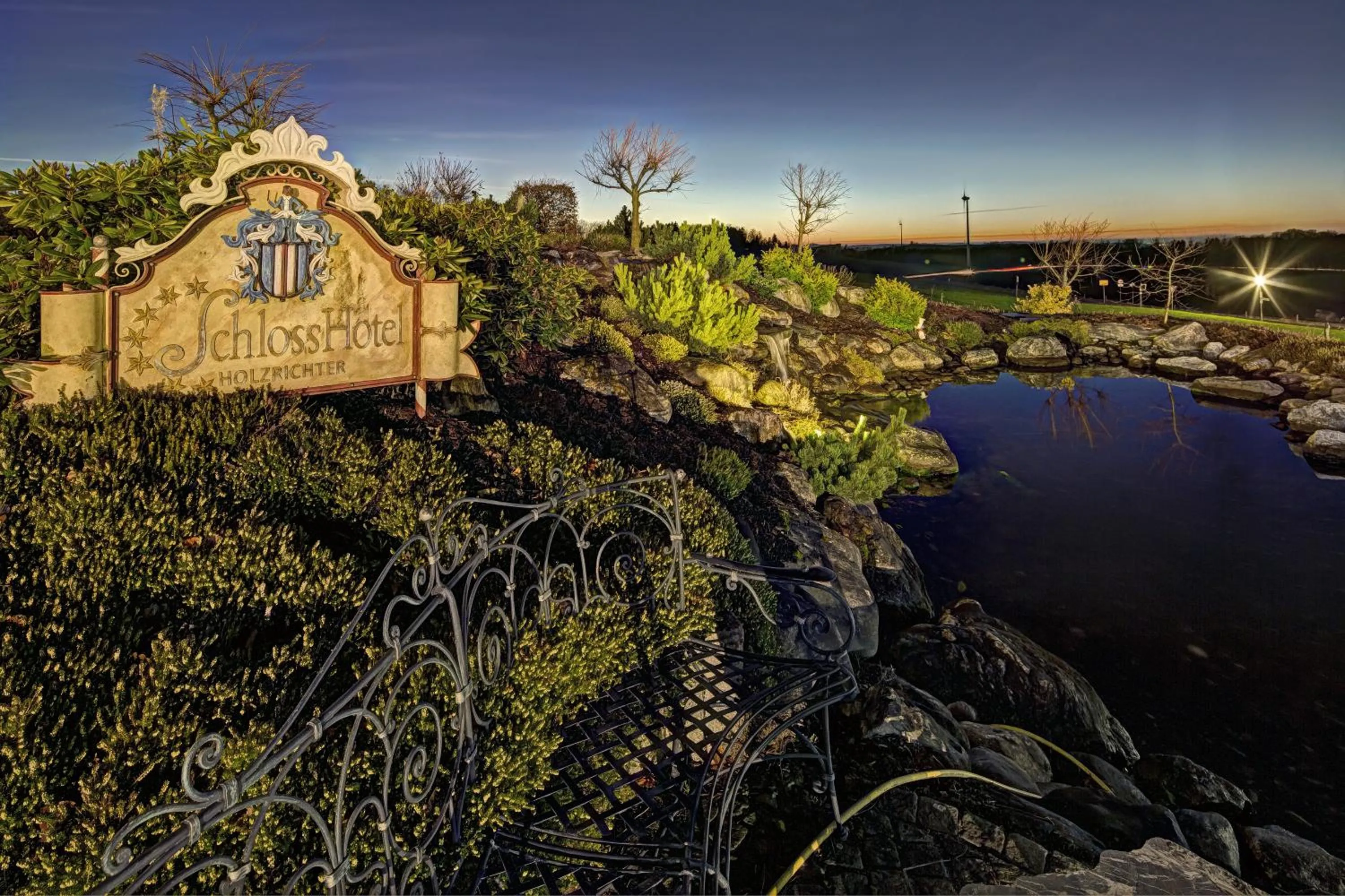 Property logo or sign in Schloss Hotel Holzrichter