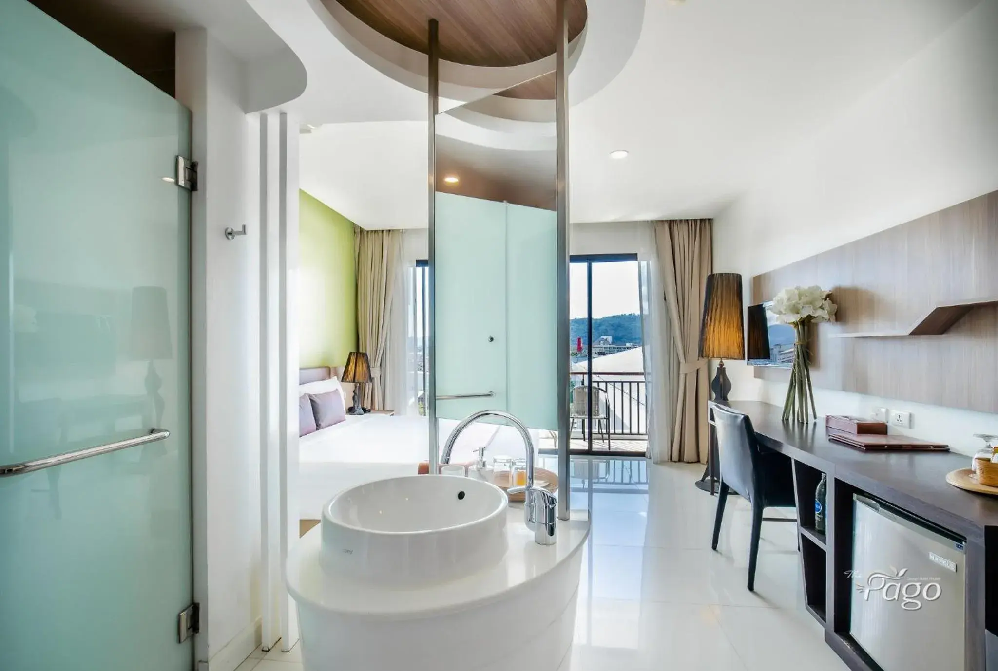 Deluxe Double Room in The Pago Design Hotel Phuket-SHA Plus Deluxe Double Room in The Pago Design Hotel Phuket-SHA Plus