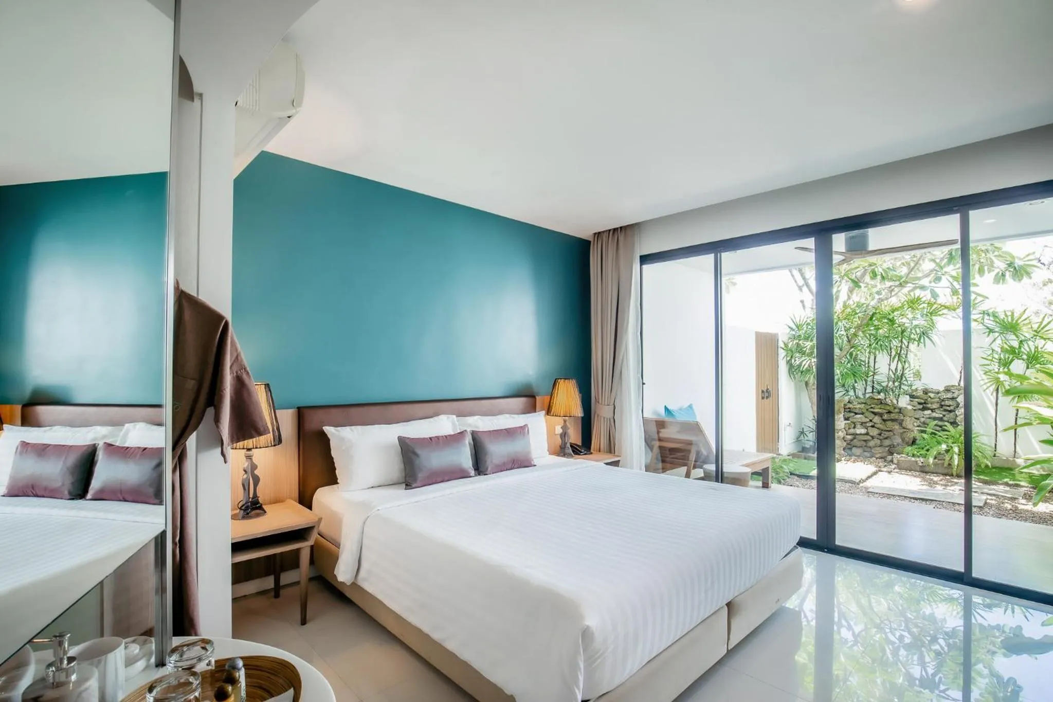 Photo of the whole room, Bed in The Pago Design Hotel Phuket-SHA Plus