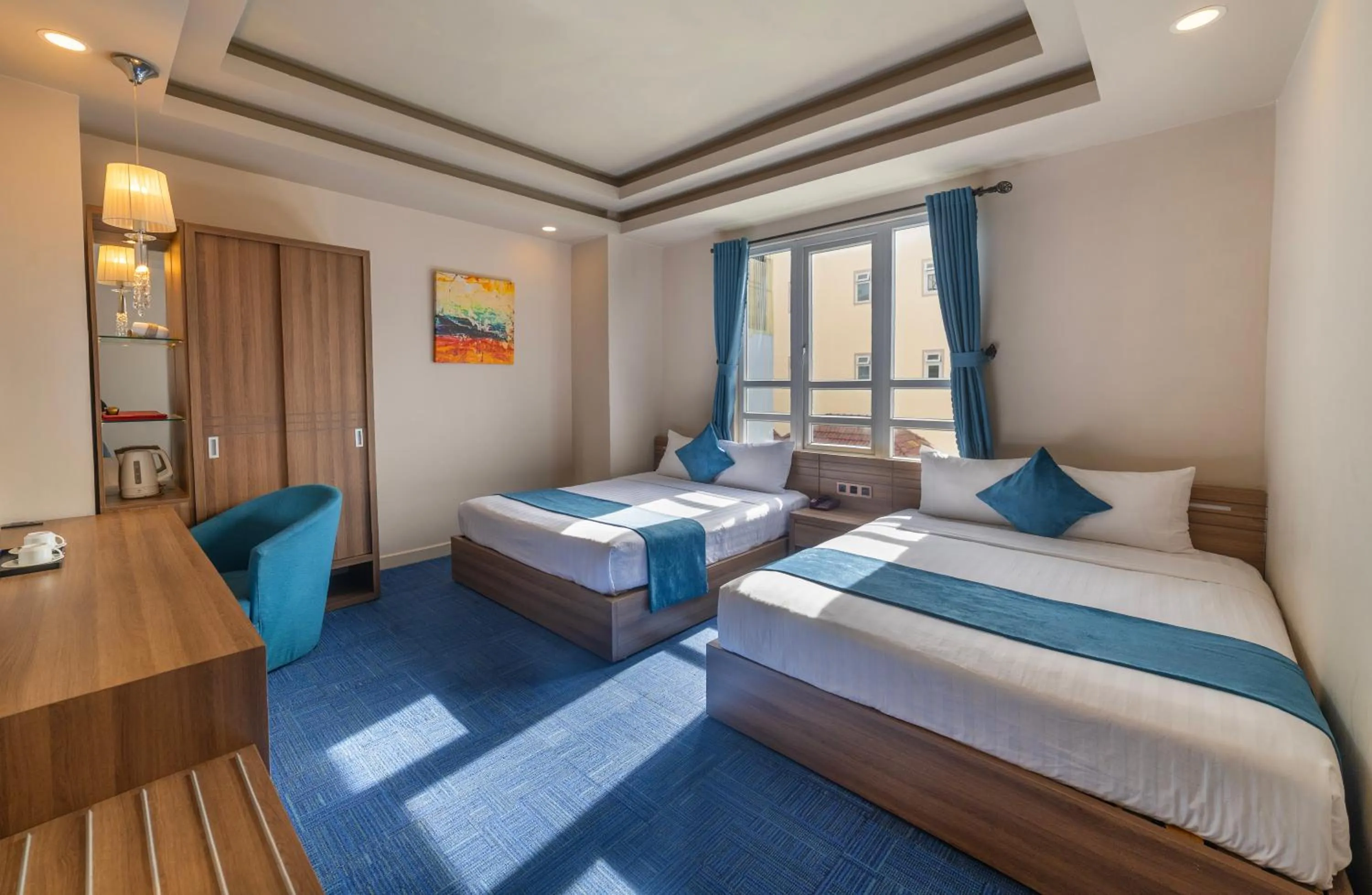 Bed in Rum Vang Hotel Da Lat