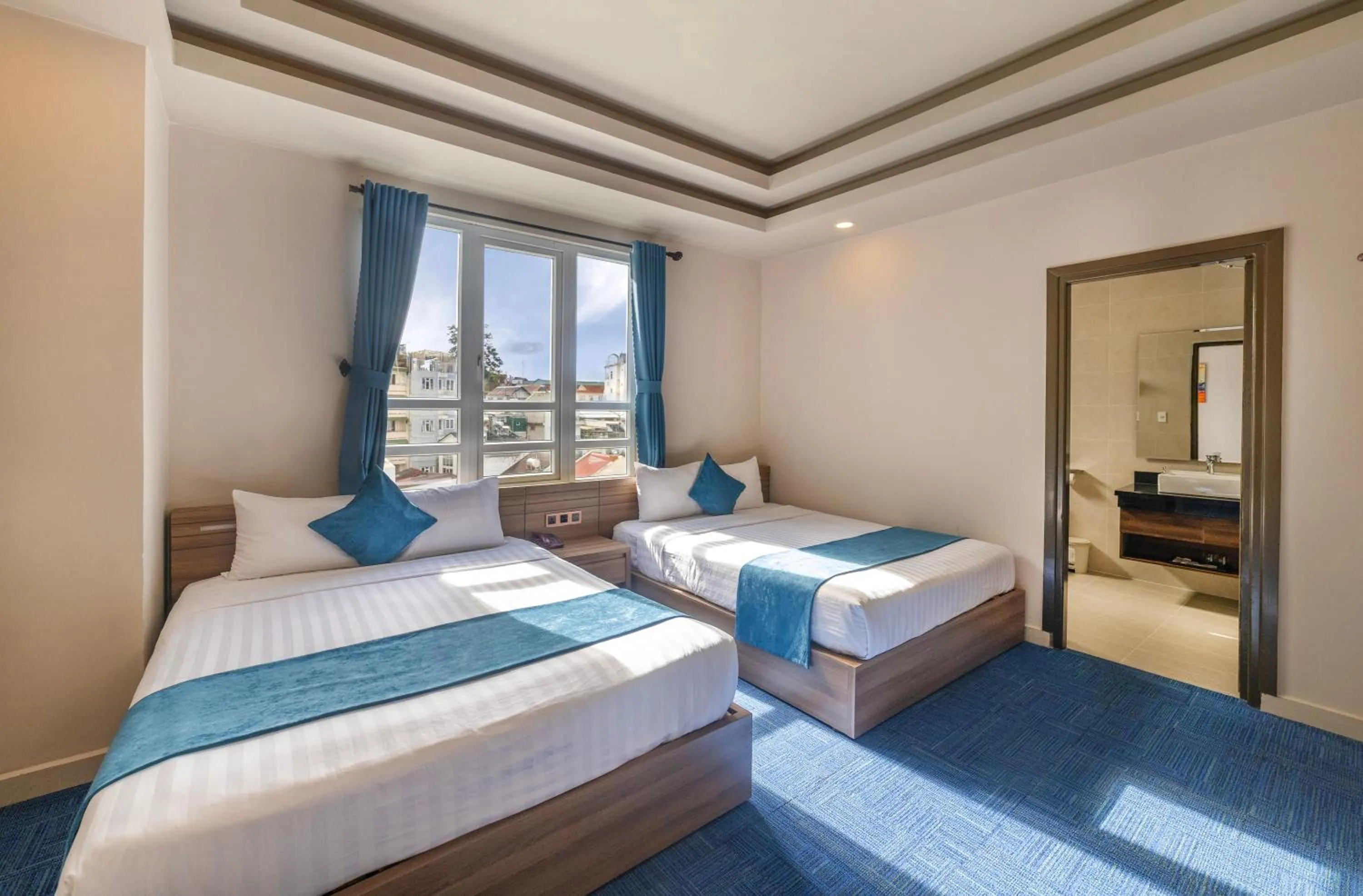 Bed in Rum Vang Hotel Da Lat