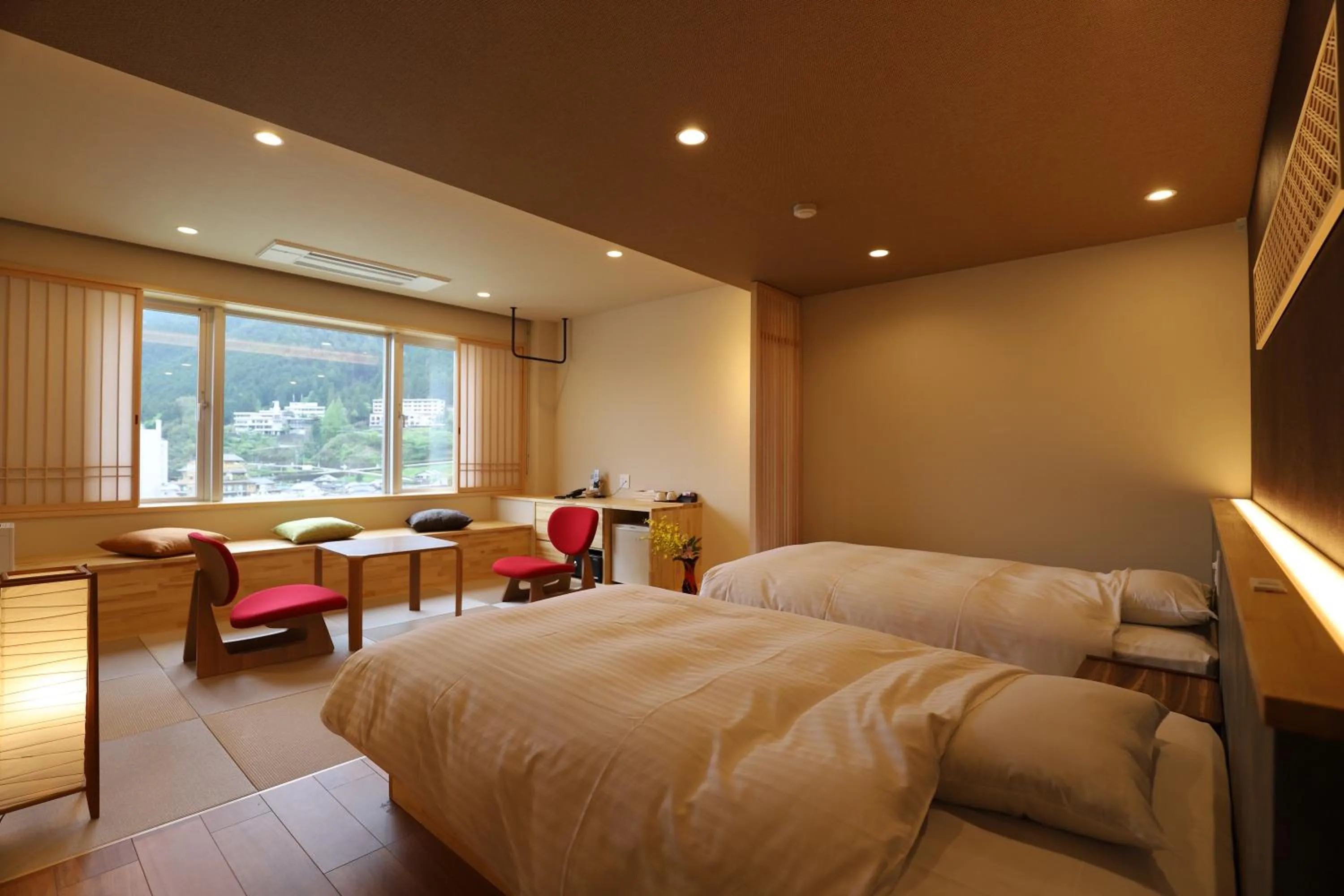 Photo of the whole room, Bed in Yamagataya