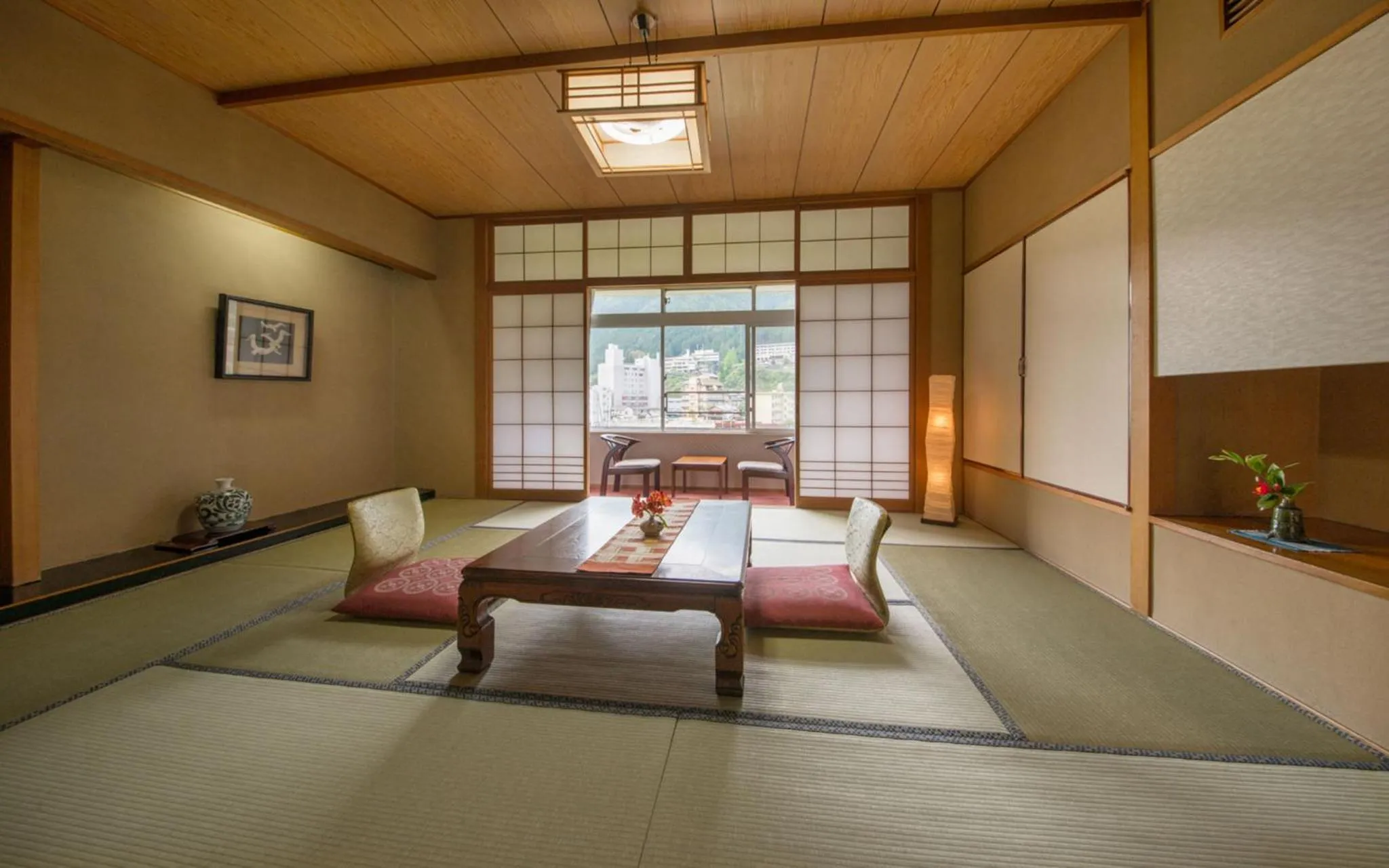 View (from property/room), Bed in Yamagataya