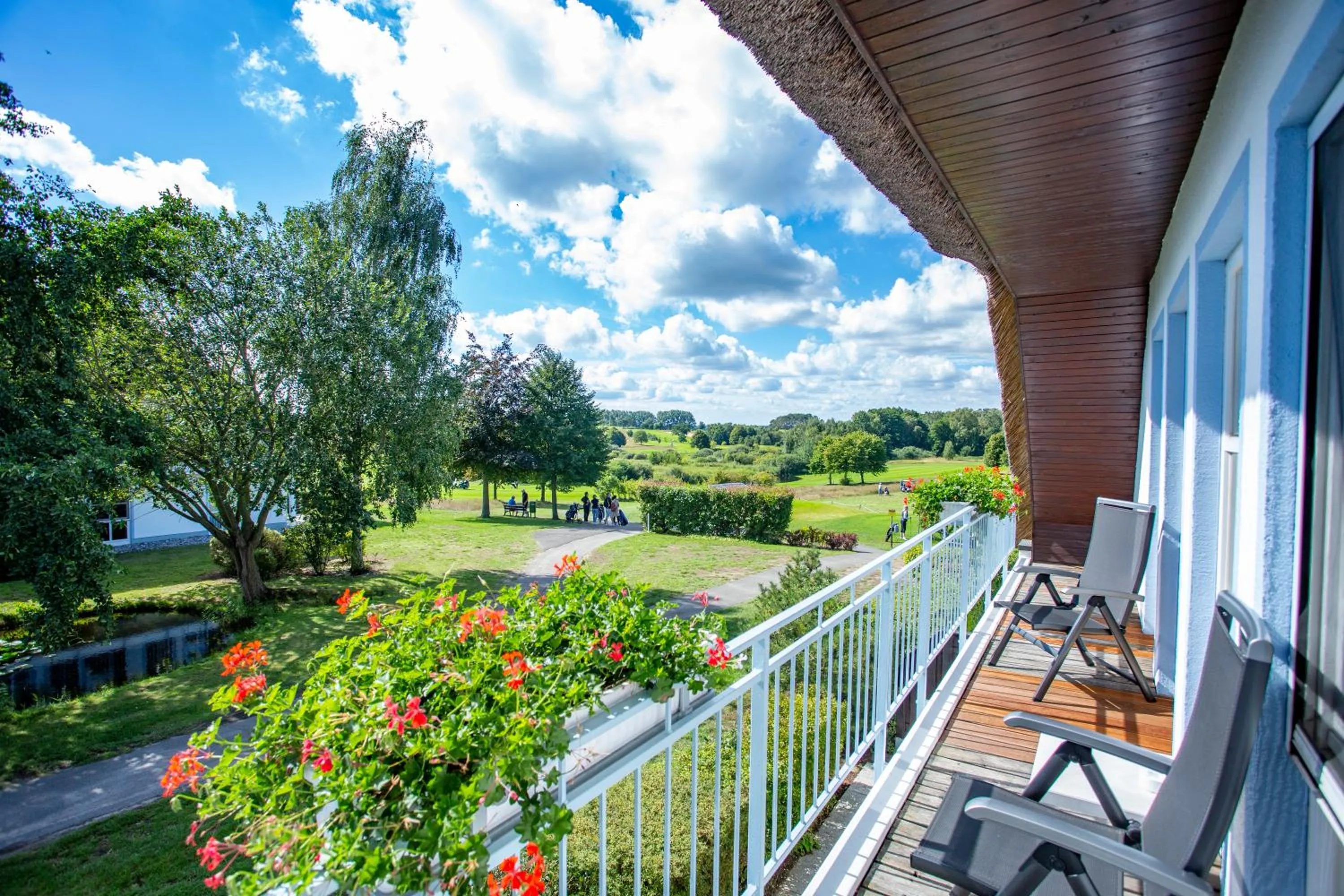 Balcony/Terrace in Balmer See – Hotel•Golf•Spa