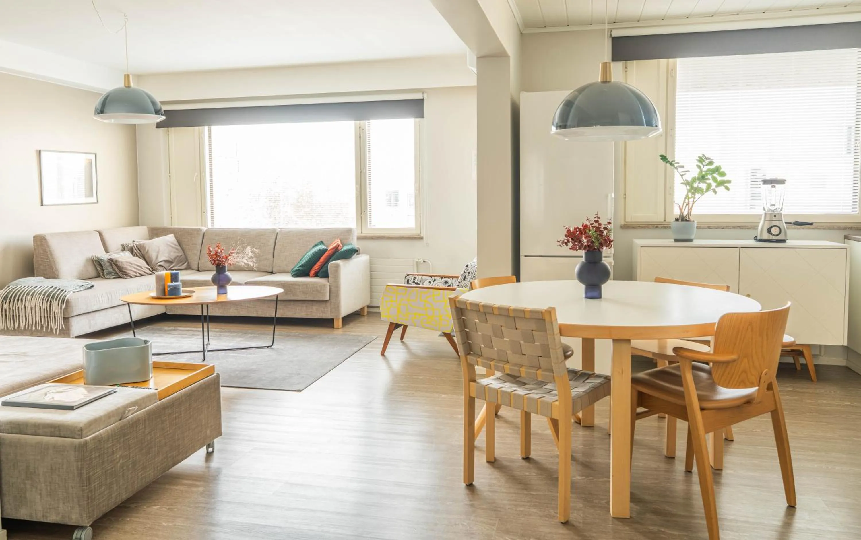 kitchen in The Luxury Downtown Rovaniemi with sauna