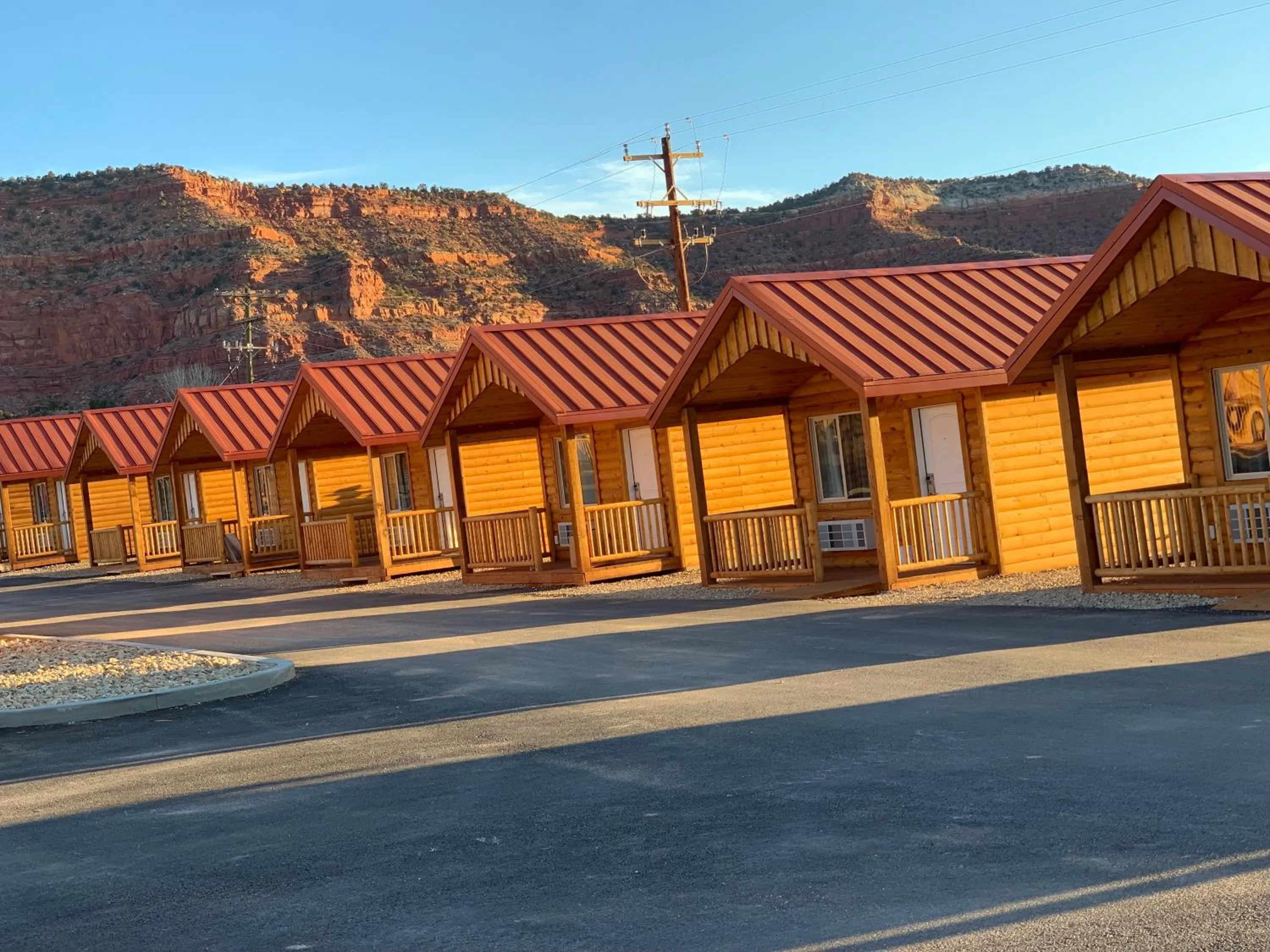 Property building in Red Canyon Cabins
