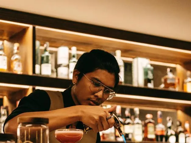 Lounge or bar in G Boutique Silom Hotel
