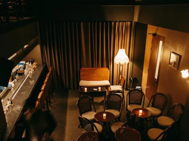 Lounge or bar in G Boutique Silom Hotel