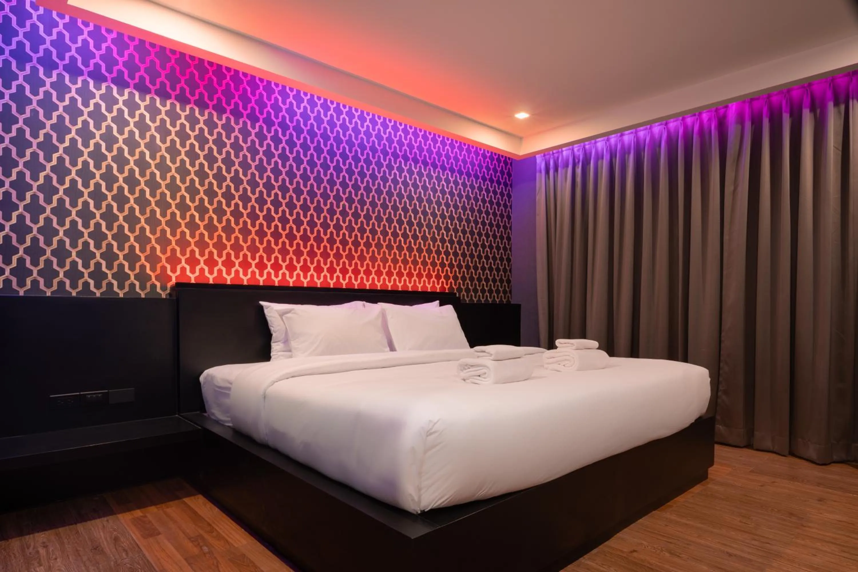 Bed in G Boutique Silom Hotel