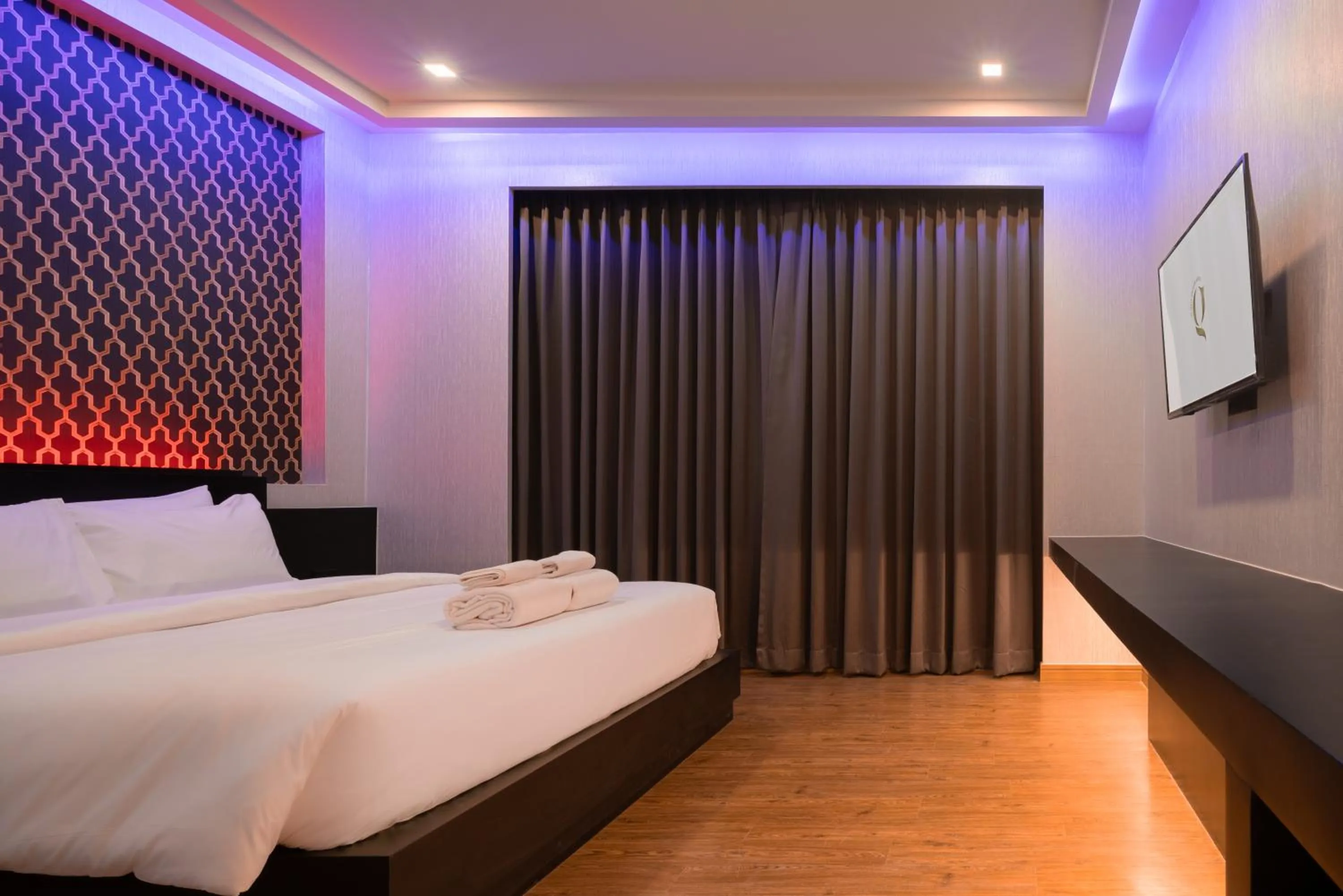 Bed in G Boutique Silom Hotel
